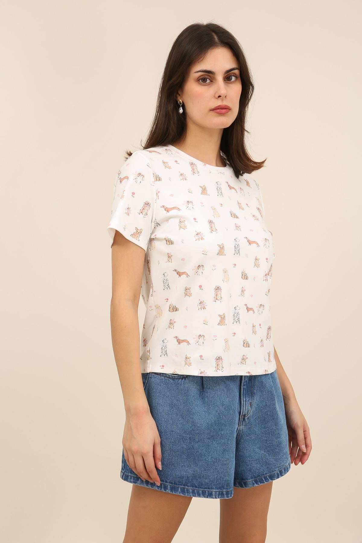 32117 T-shirt chiens