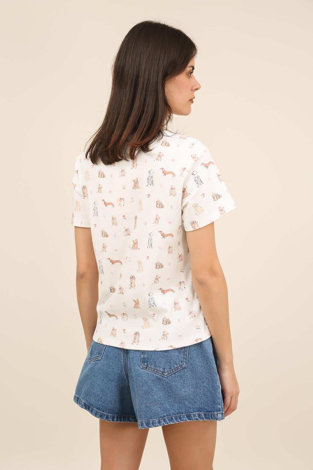 32117 T-shirt chiens