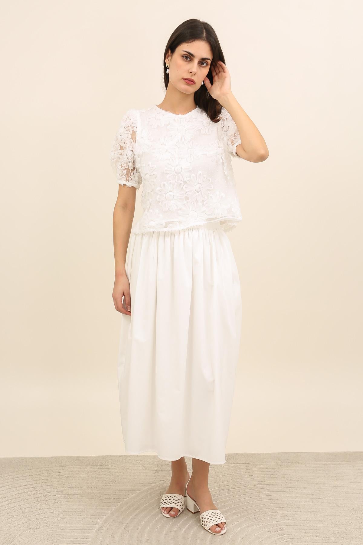 32120 Jupe longue unie