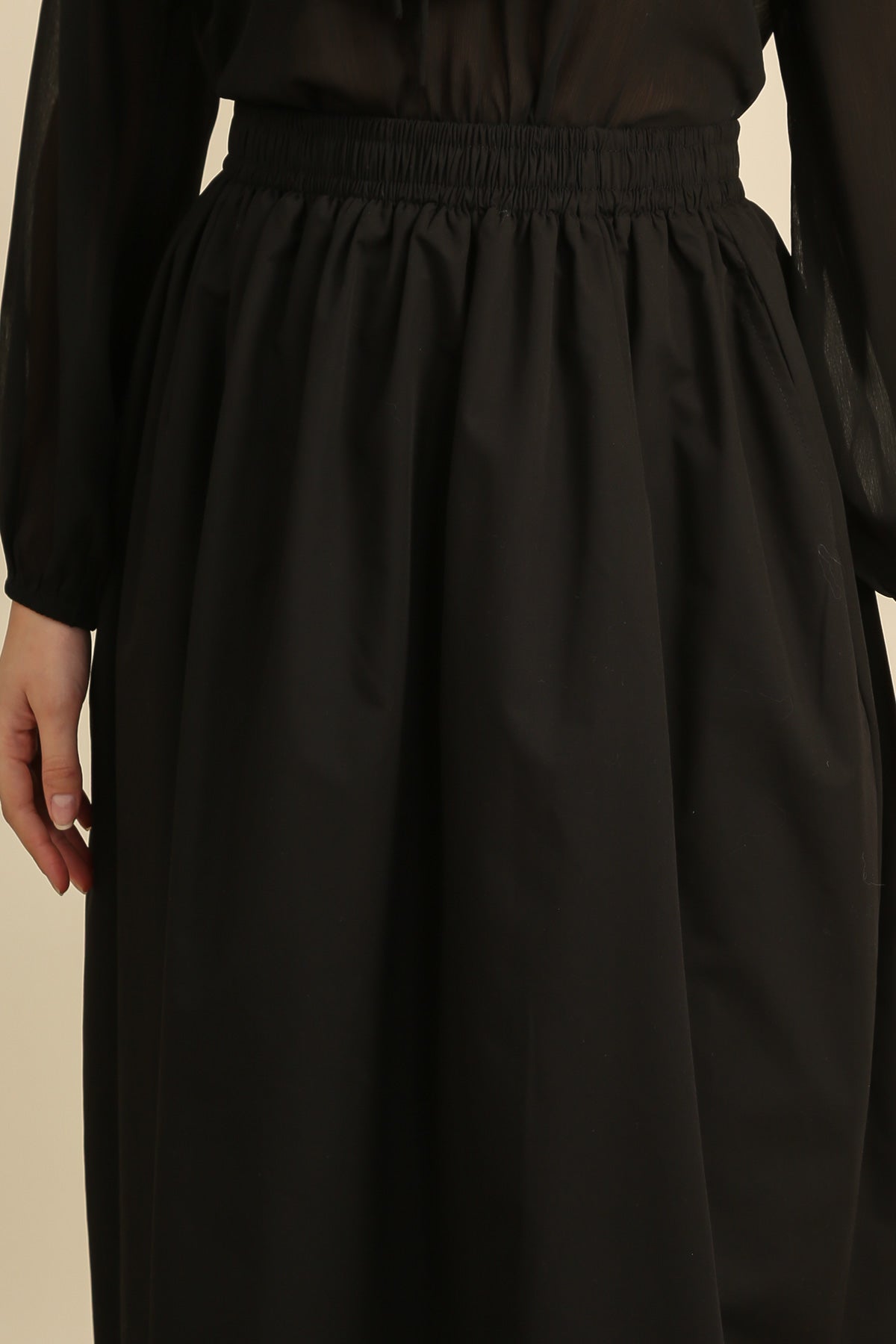 32120 Plain maxi skirt