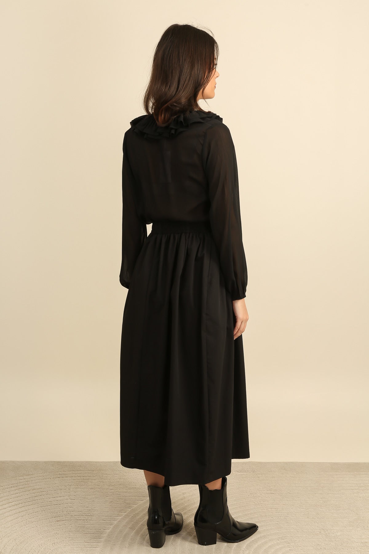 32120 Plain maxi skirt