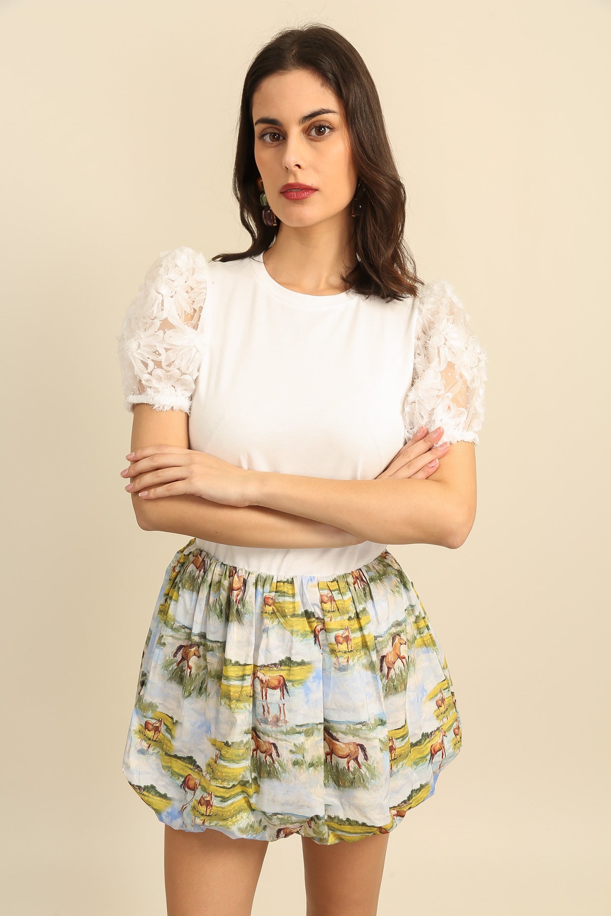 32159 T-shirt manches ballons