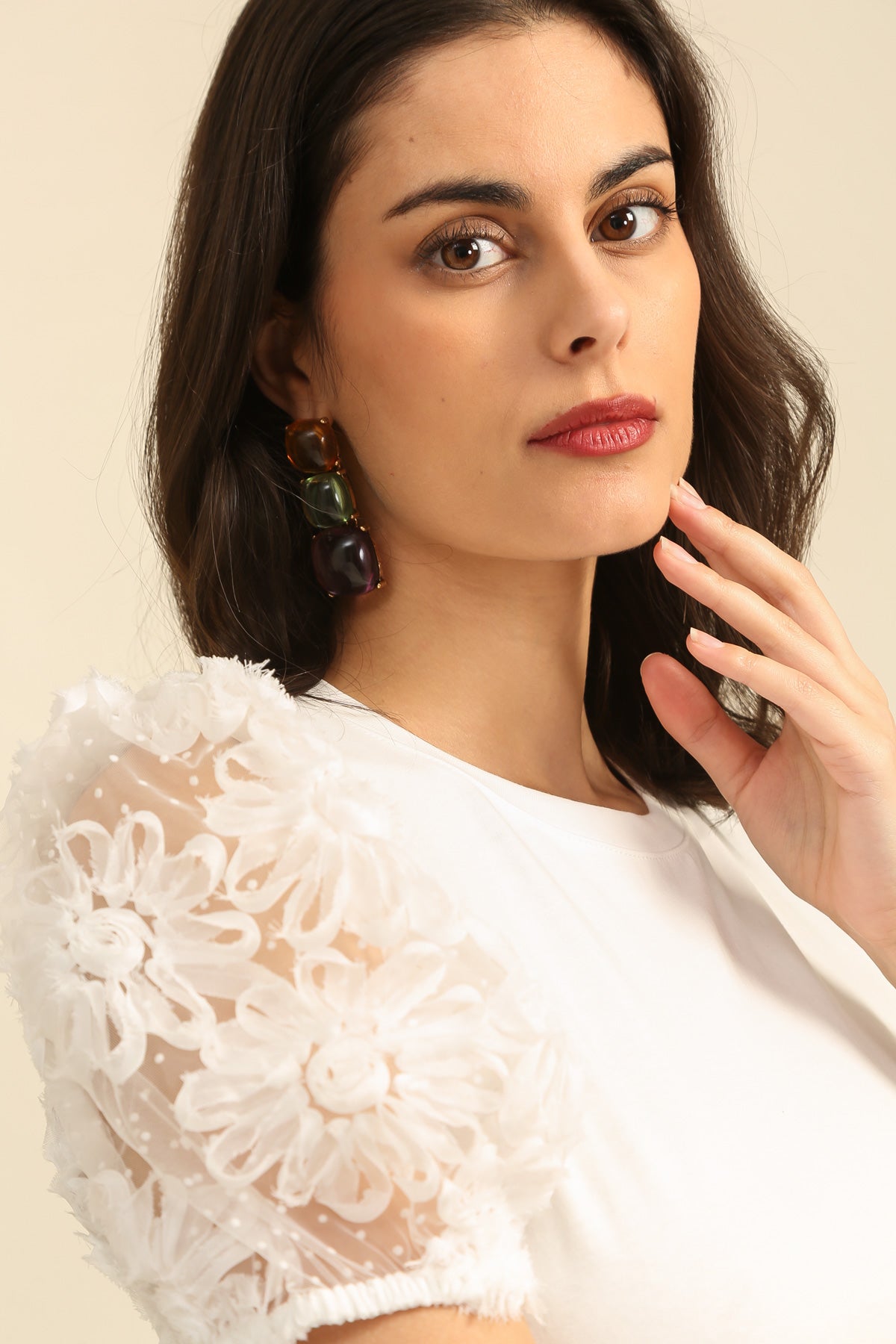 32159 T-shirt manches ballons