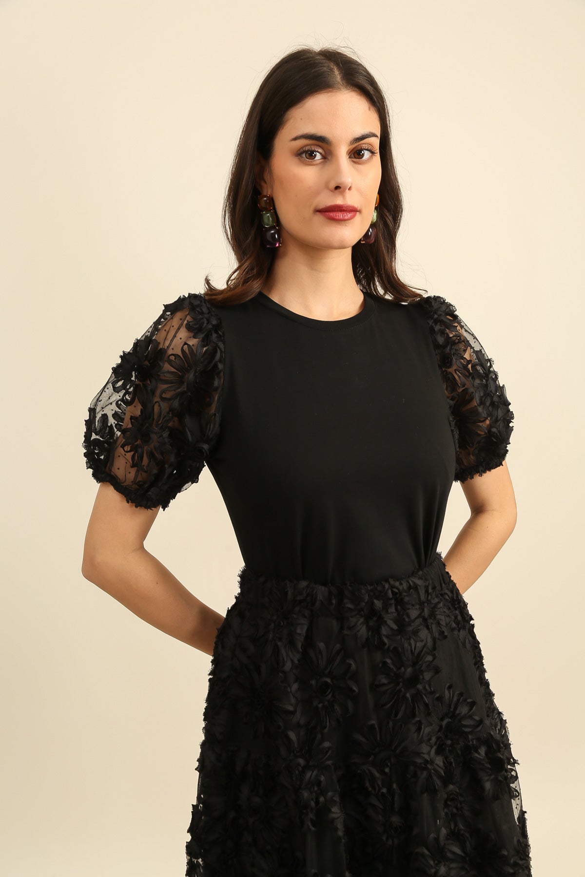 32159 T-shirt manches ballons