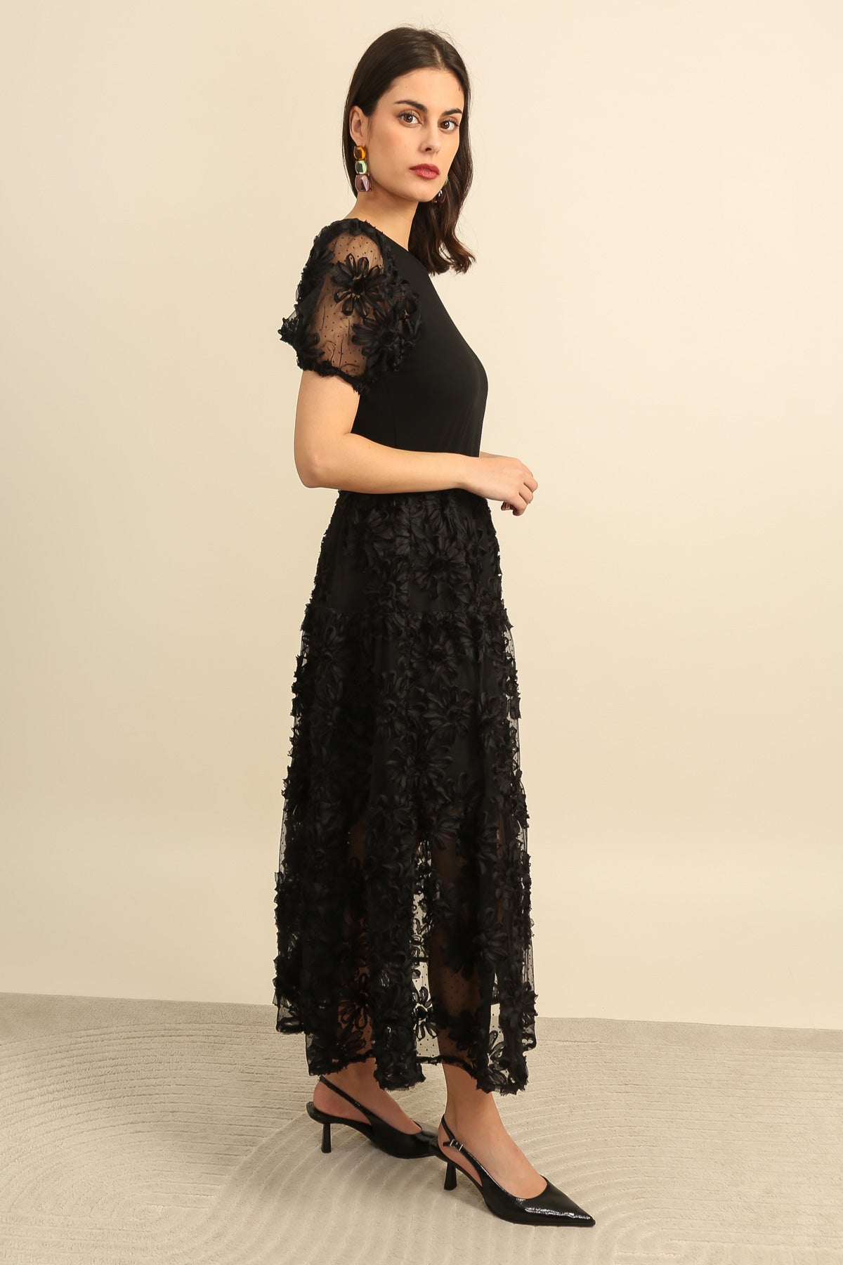 32161 Falda larga de malla