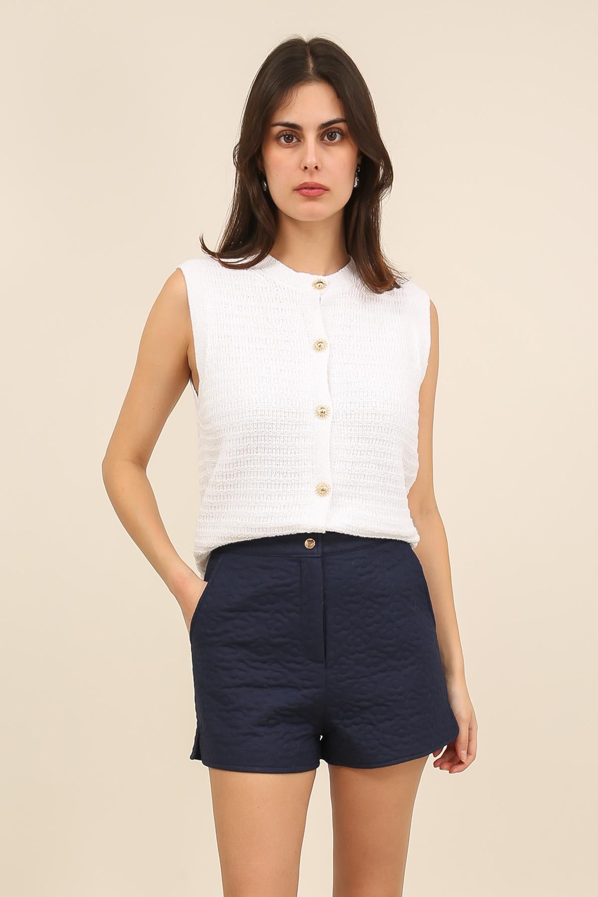 32168 Short matelassé