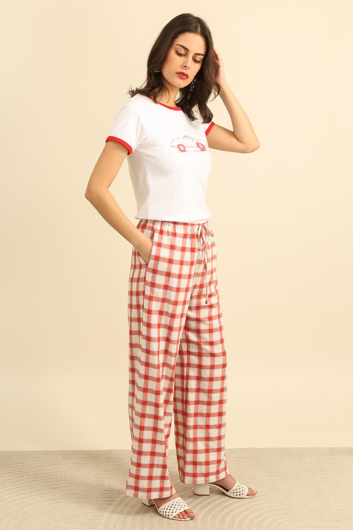 32178 Pantalones de cuadros