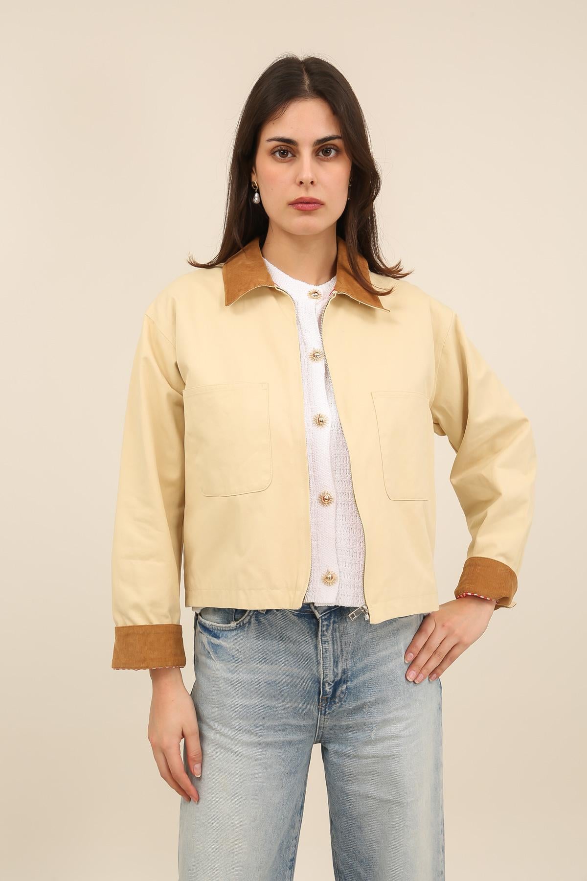 32179 Veste doublure vichy