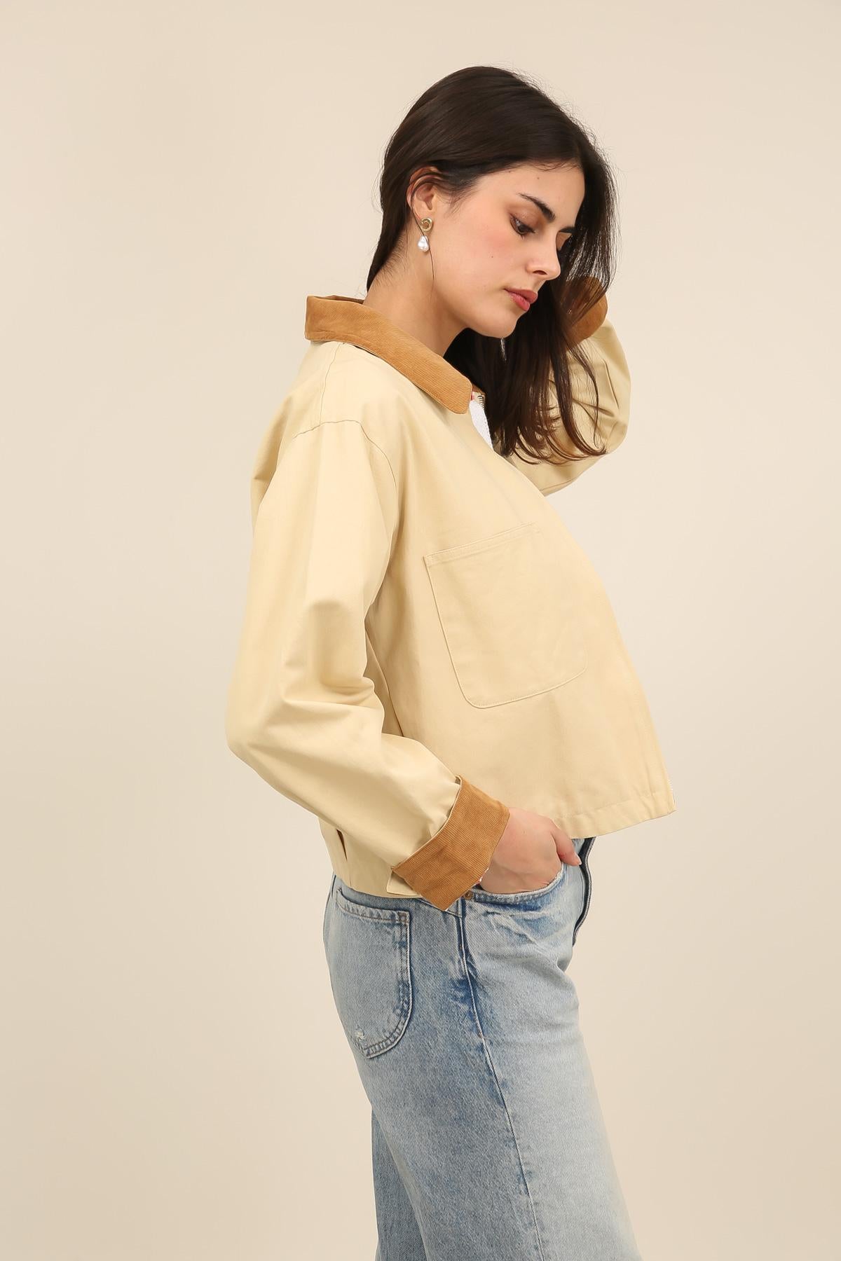 32179 Veste doublure vichy