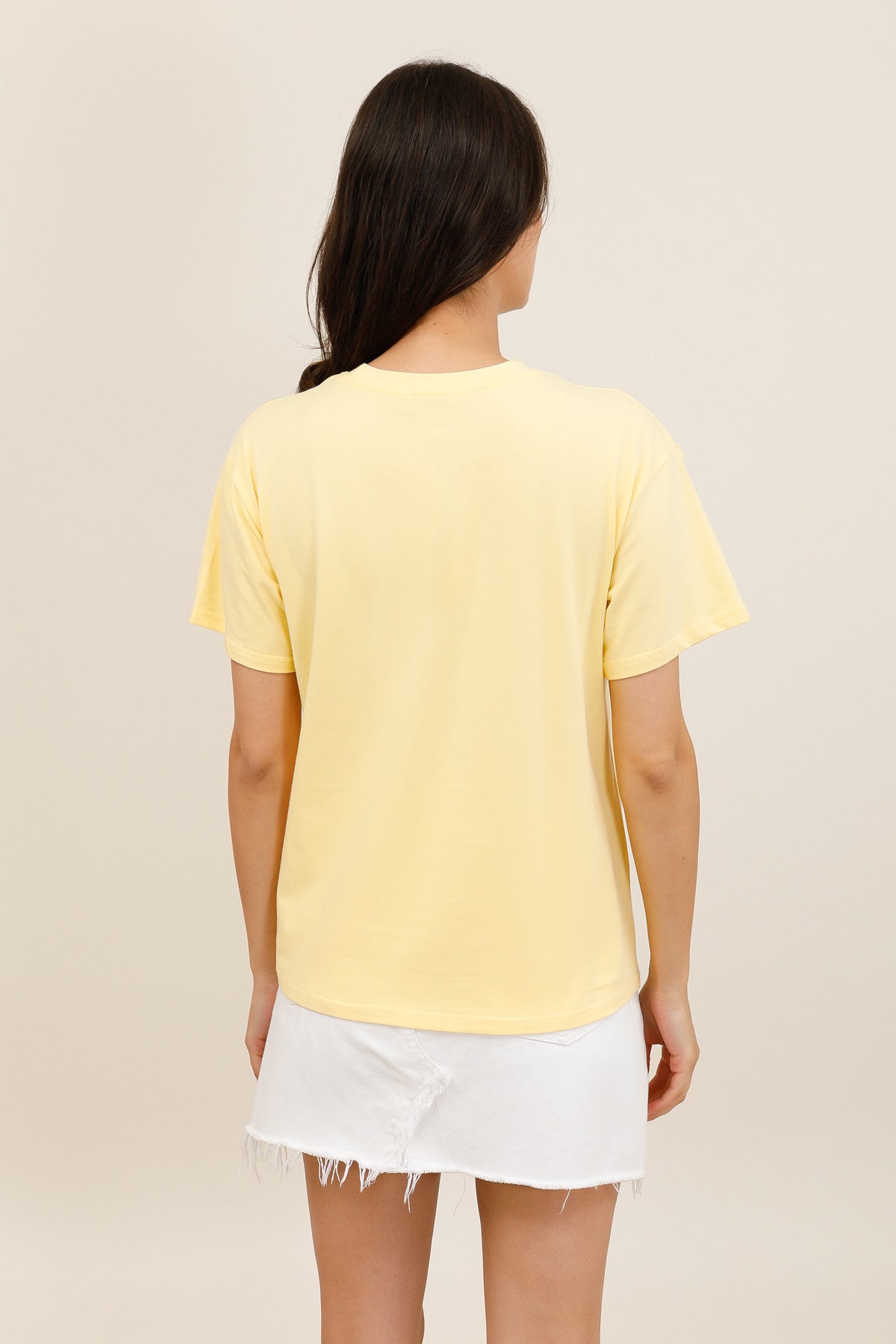T-shirt imprimé Hello coupe classique femme - 32213