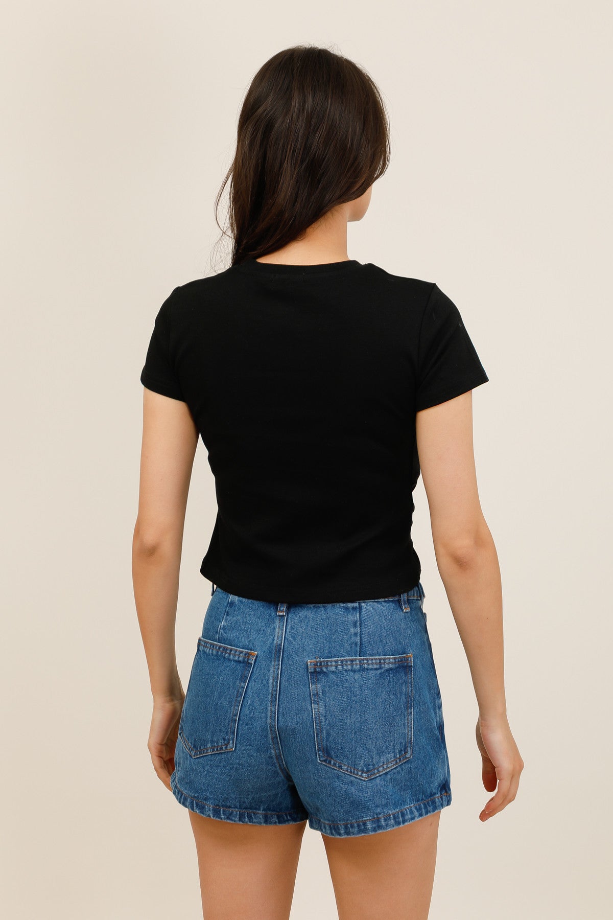 T-shirt détail cœur ajouré femme - 32232
