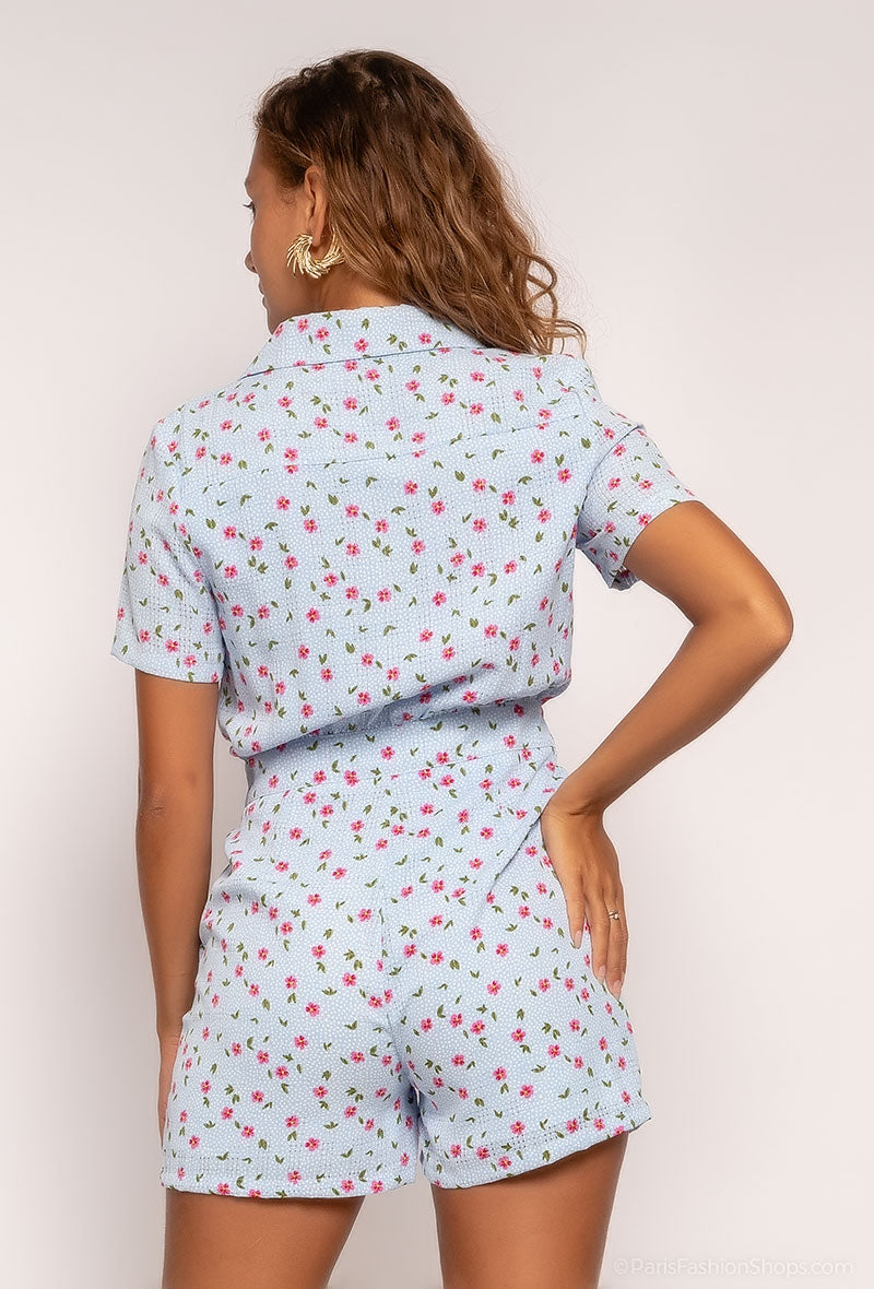 3399 Combishort imprimé