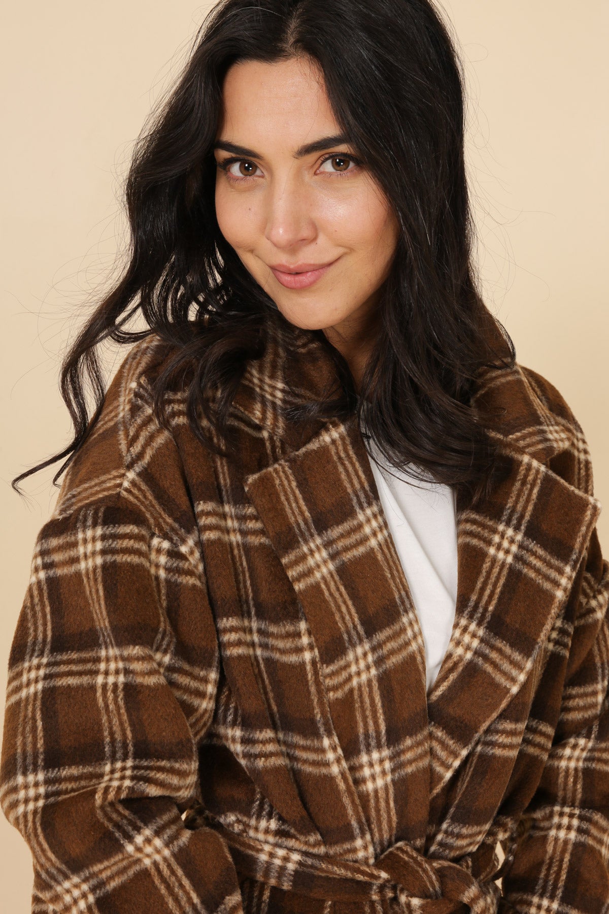 3636 Manteau à carreaux