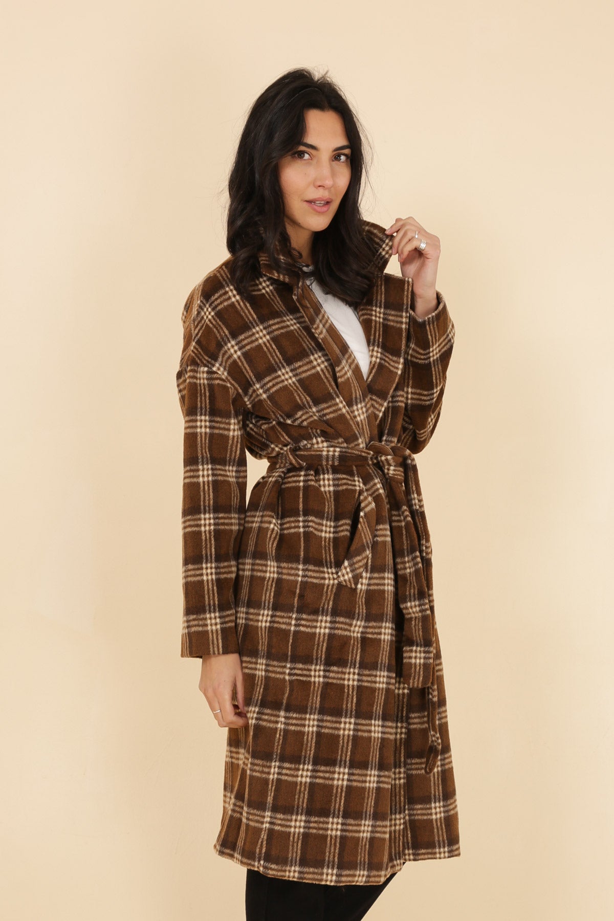 3636 Manteau à carreaux