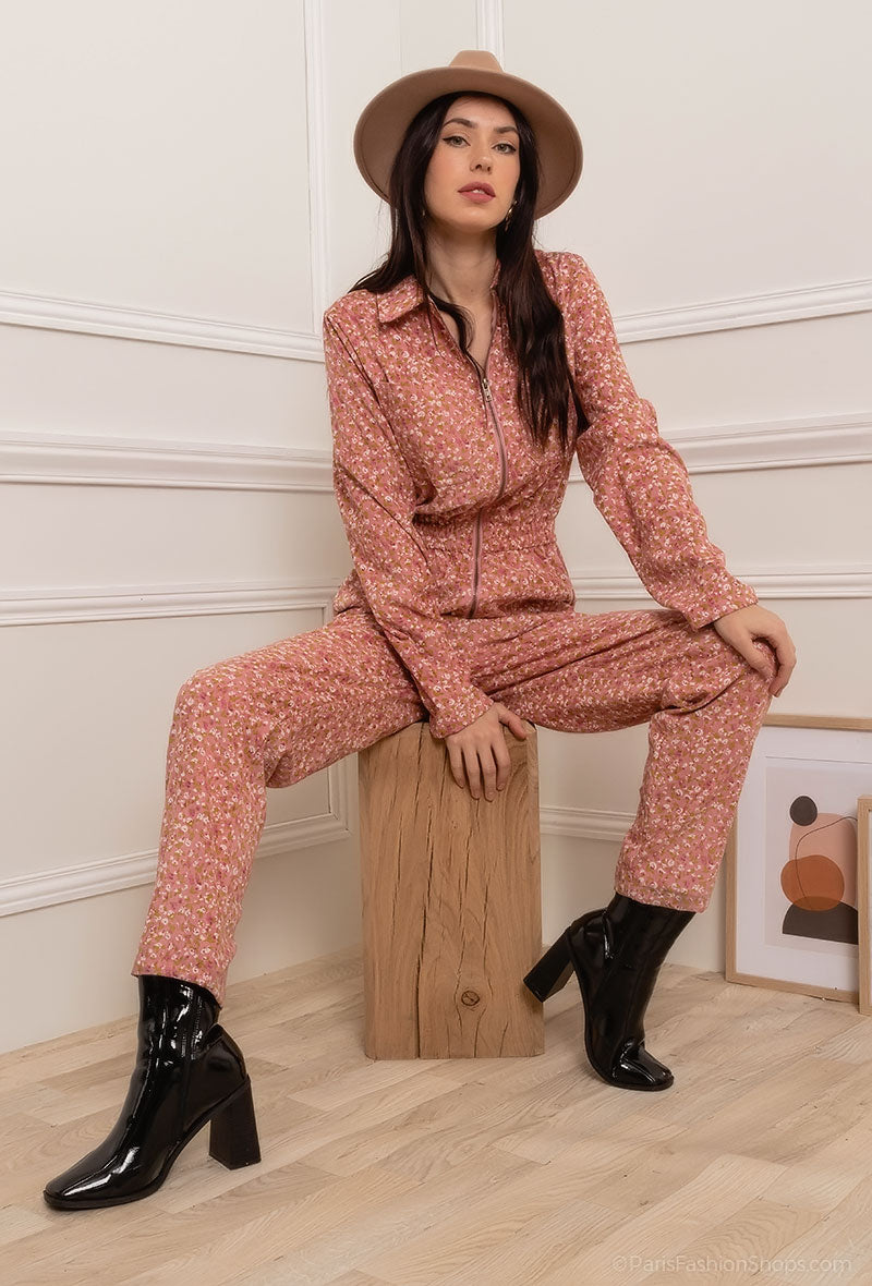 3638 Combinaison fleurie