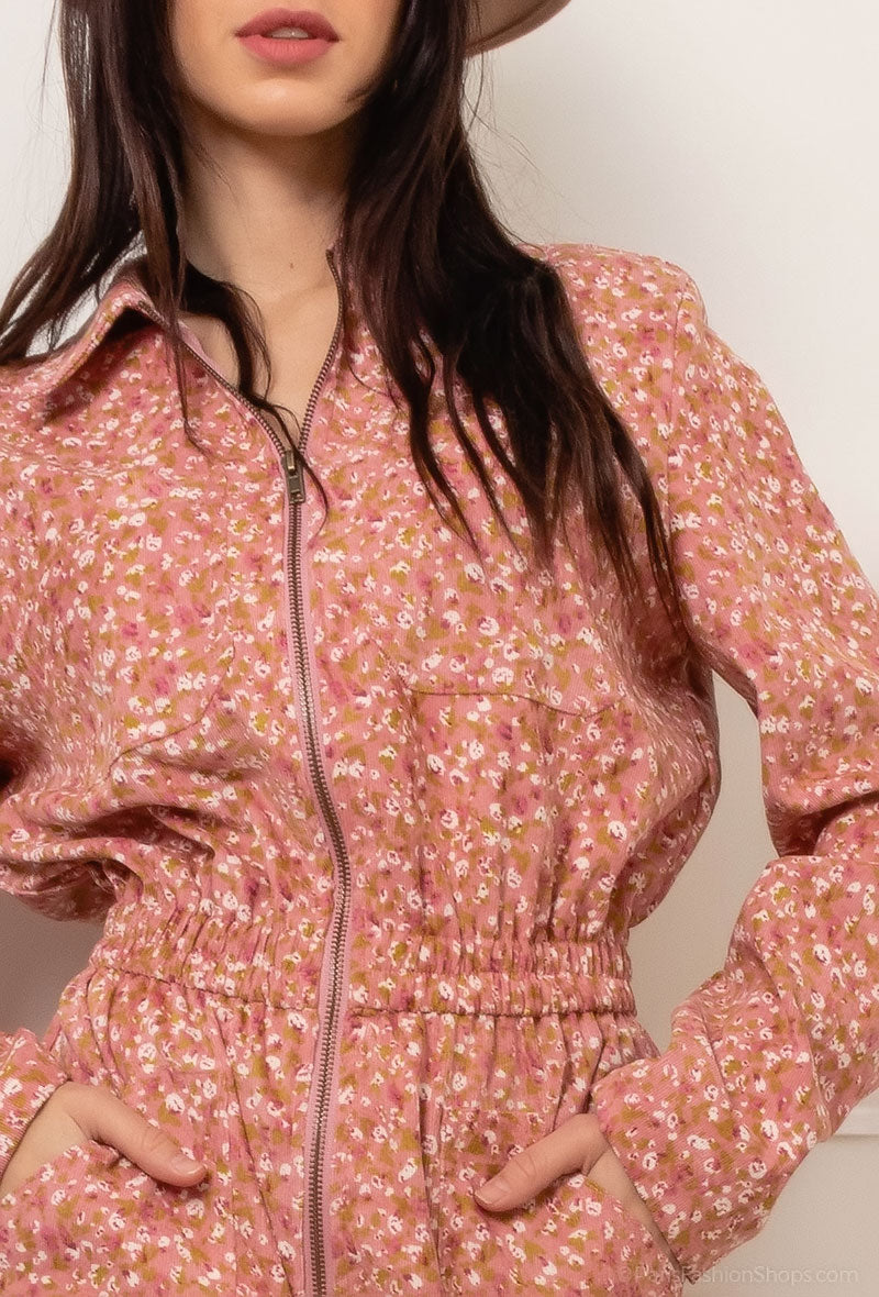 3638 Combinaison fleurie