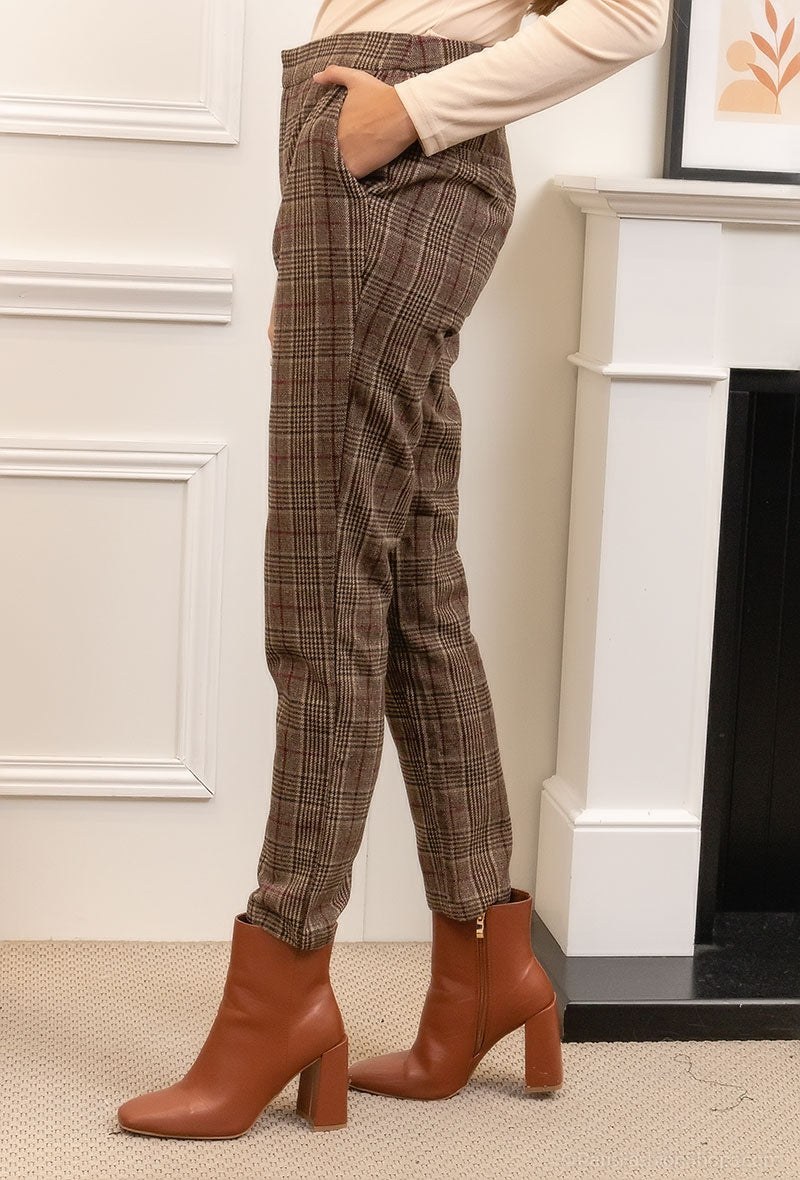 3660 Pantalon à carreaux