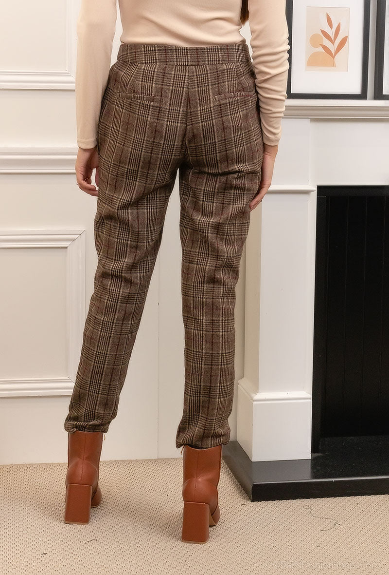3660 Pantalon à carreaux