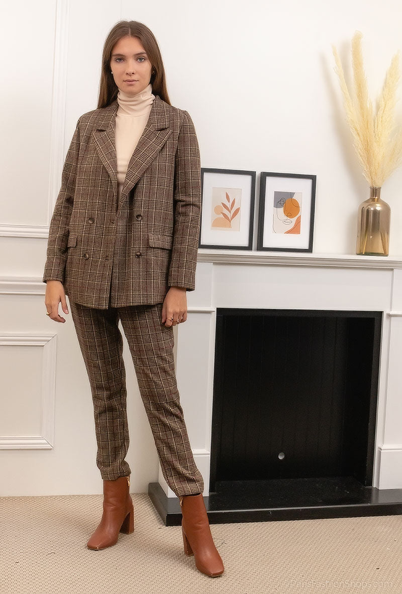 3660 Pantalon à carreaux