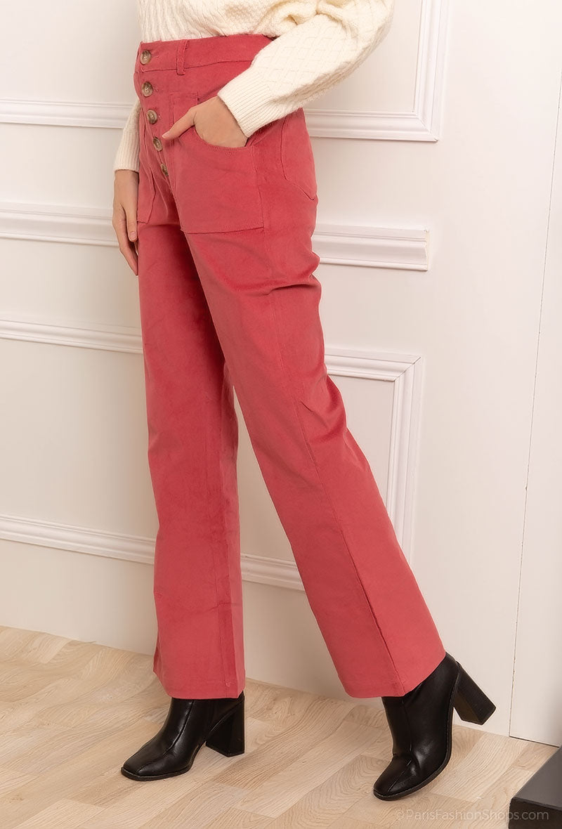 3672 Pantalon en daim