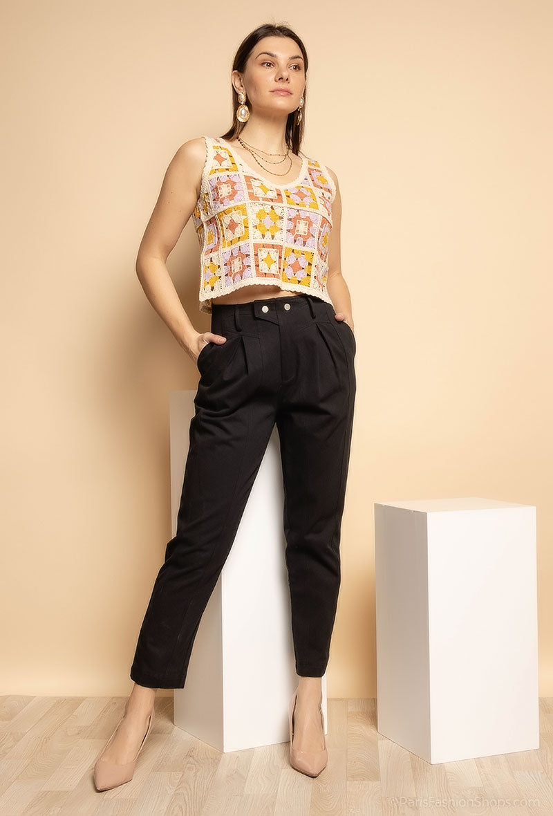 3773 Pantalon carotte