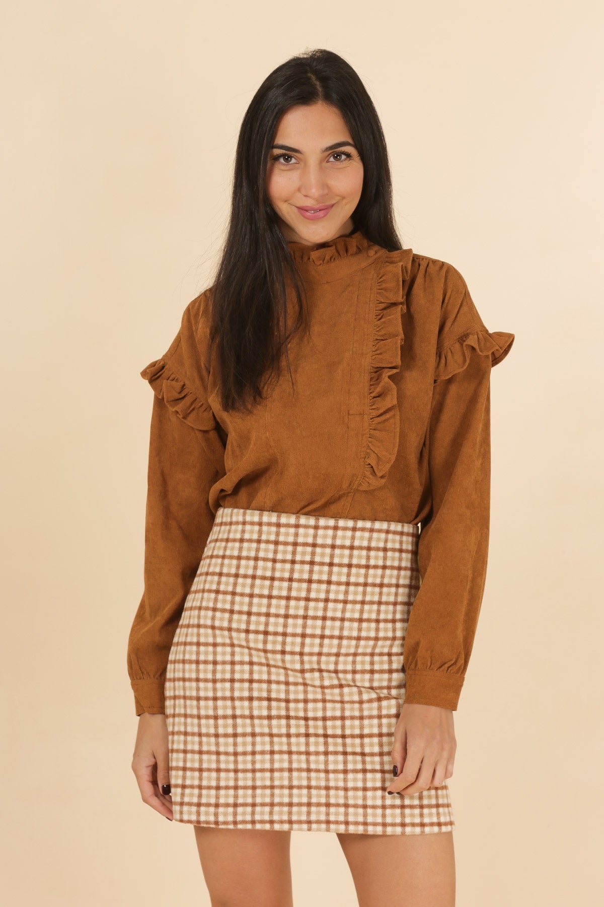 3809 Blouse en velours