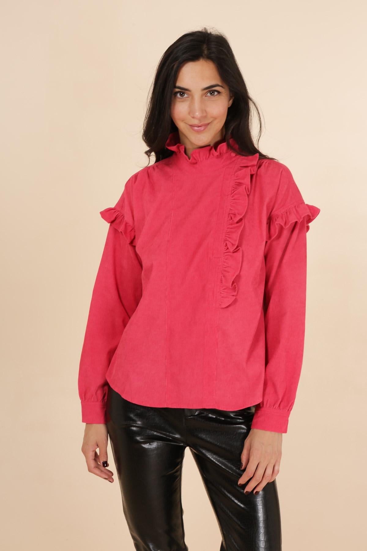 3809 Blouse en velours