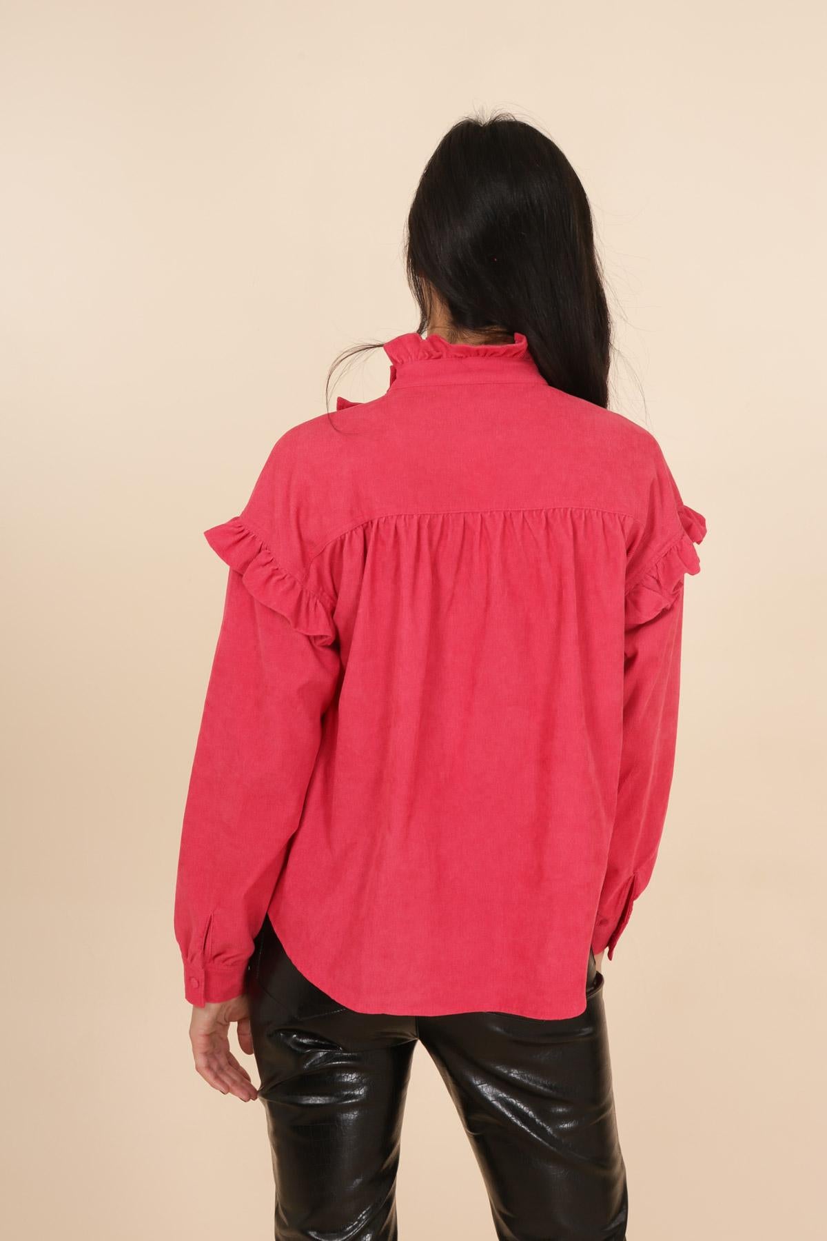 3809 Blouse en velours