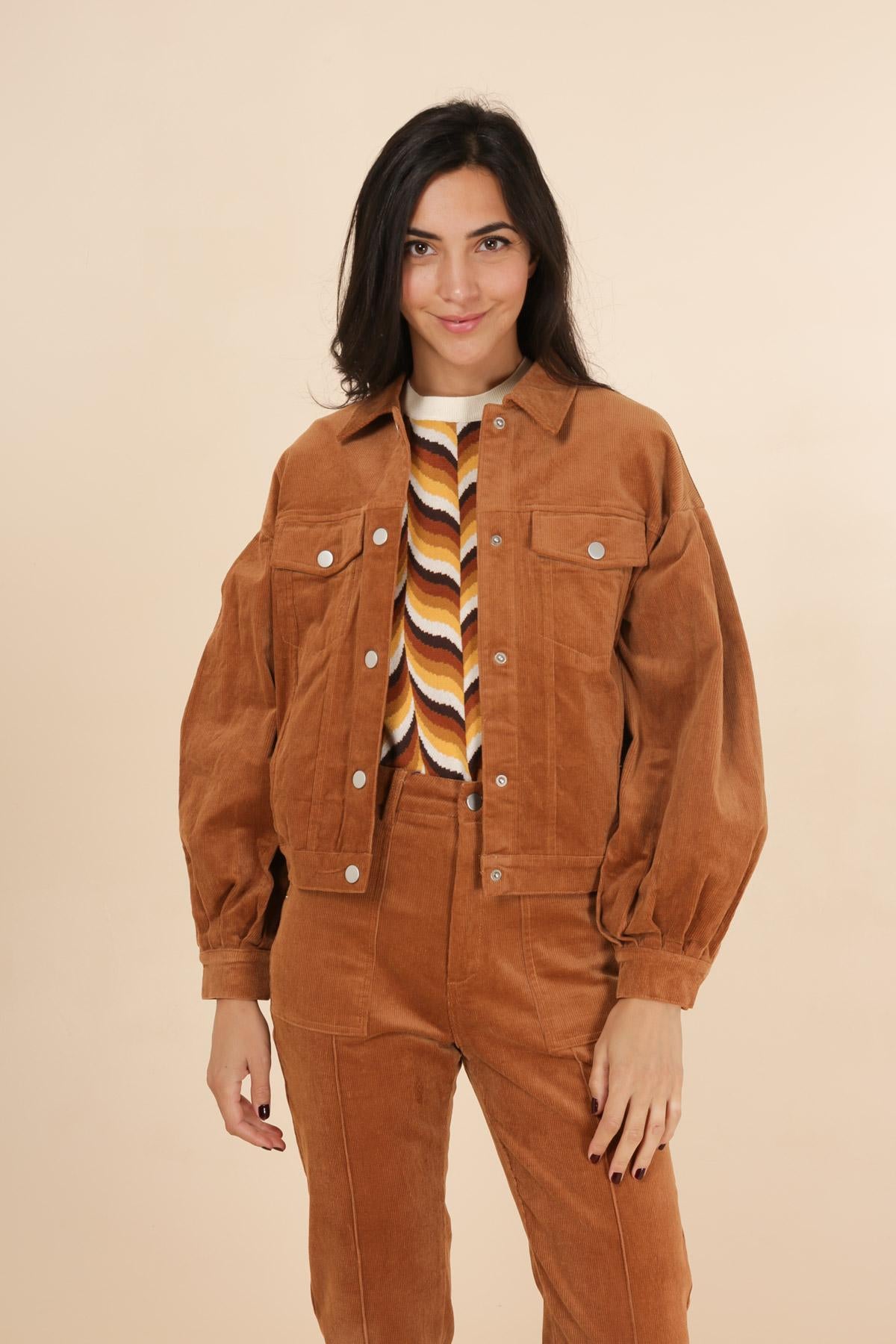 3811 Veste en velours