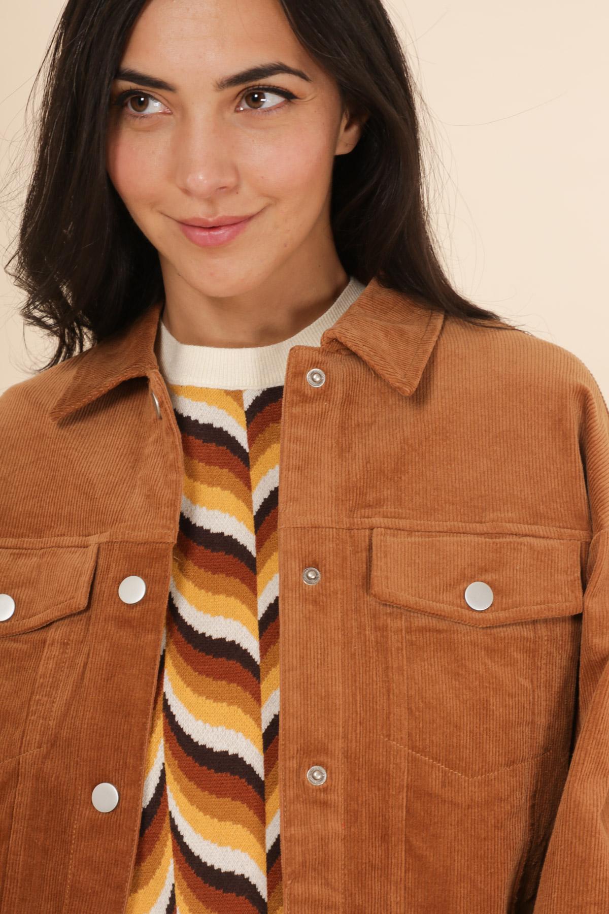 3811 Veste en velours