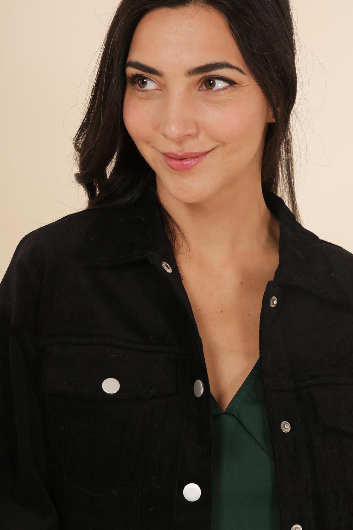 3811 Veste en velours