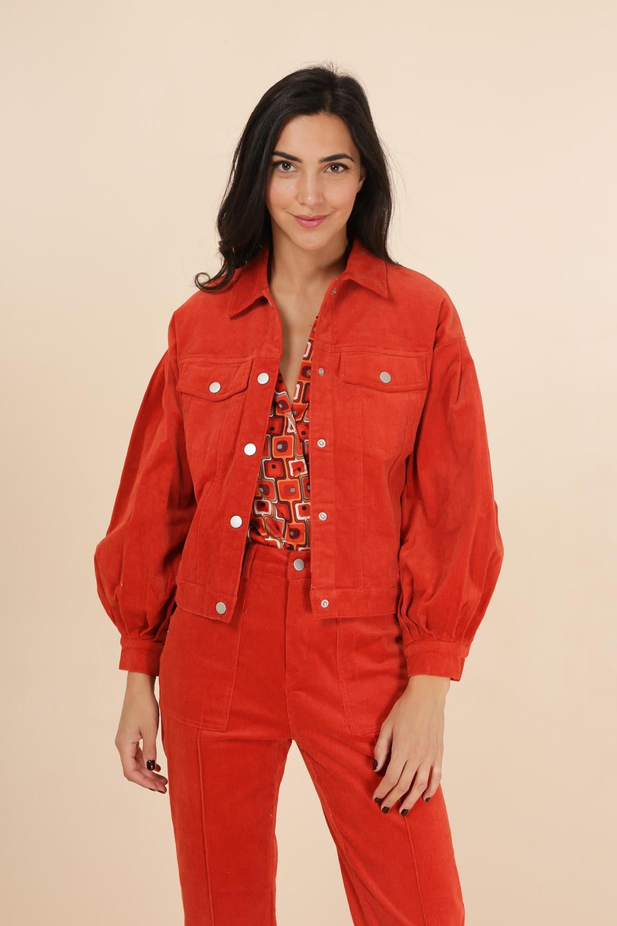 3811 Veste en velours