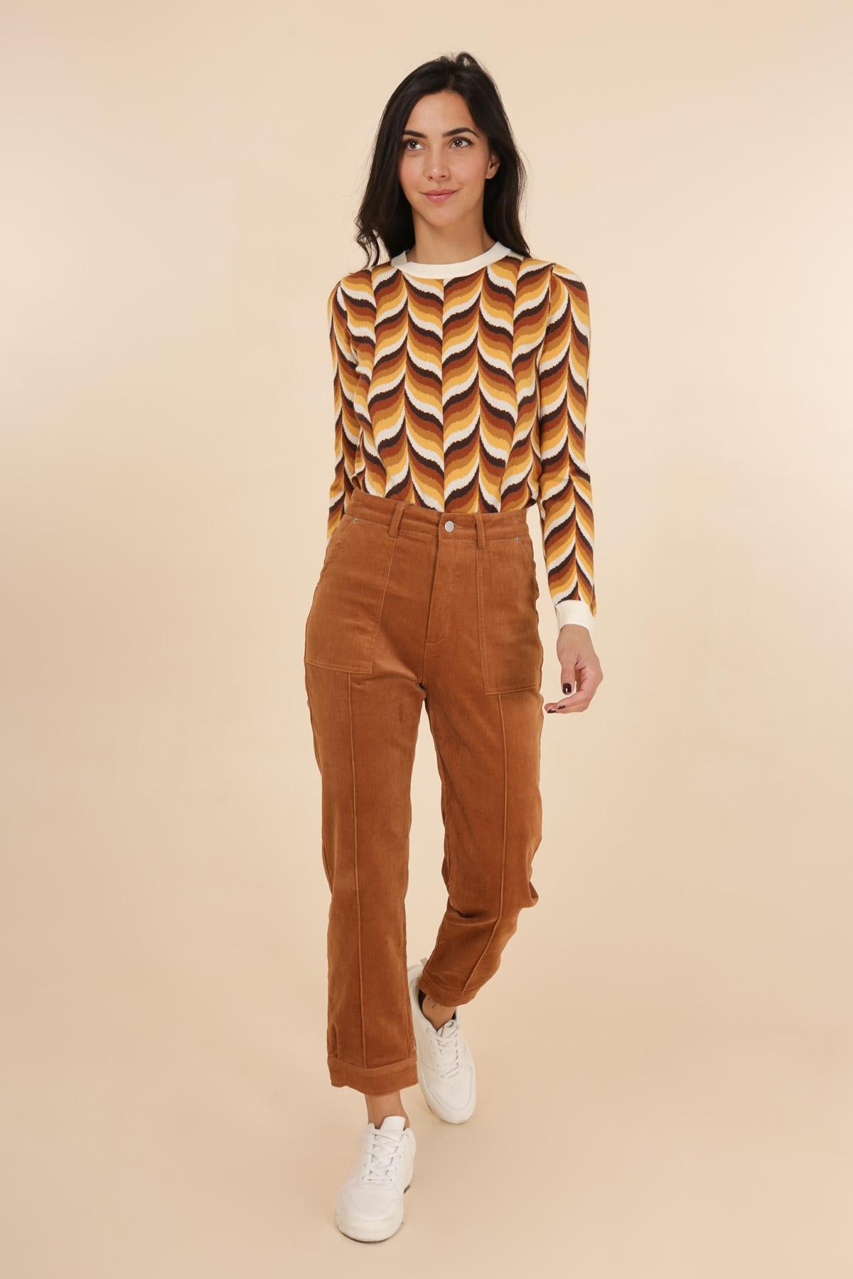 3812 Pantalon en velours