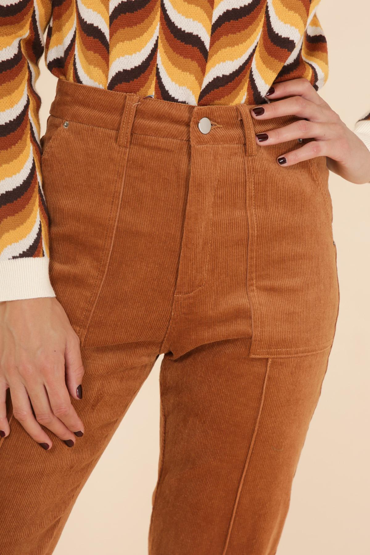 3812 Pantalon en velours