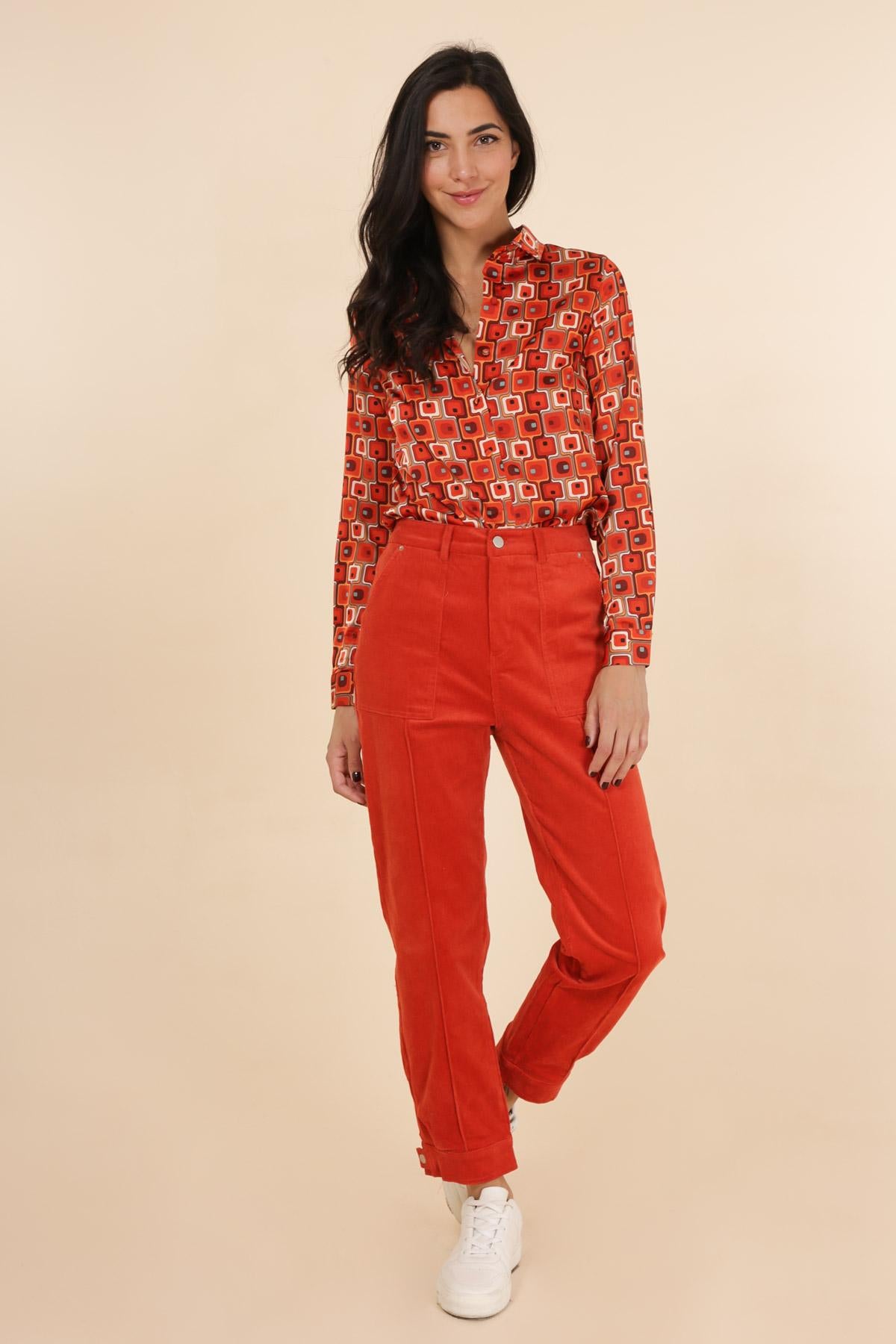 3812 Pantalon en velours