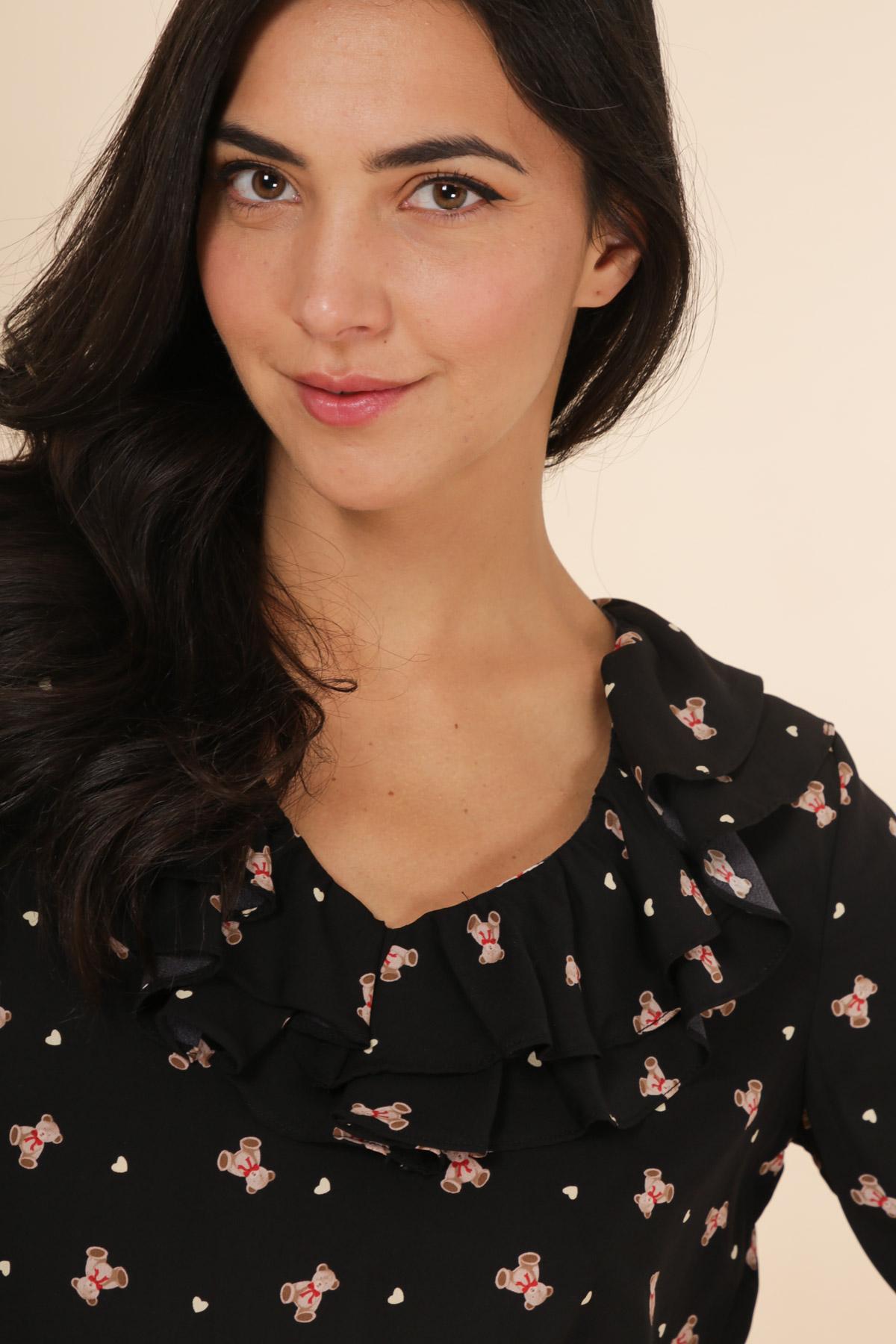 3816 Blouse nounours