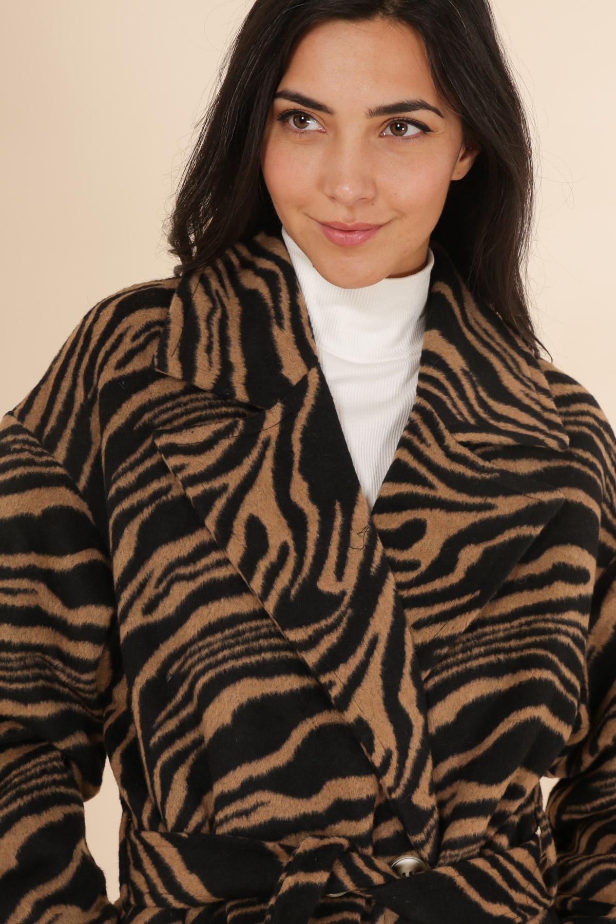 3819 Manteau zébré