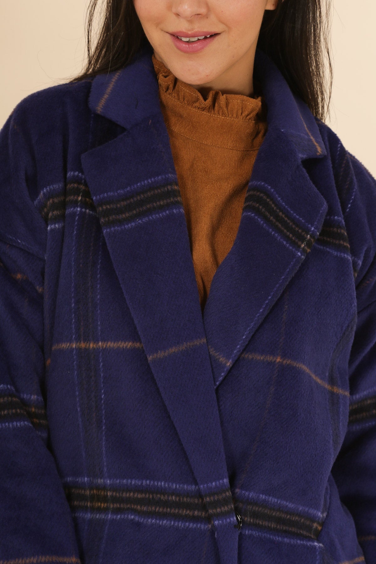 3835 Manteau à carreaux