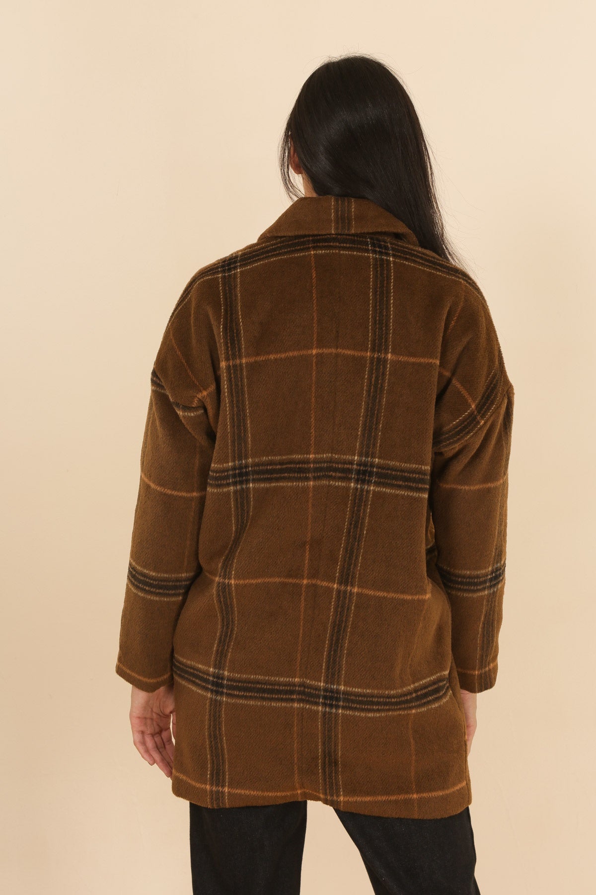 3835 Manteau à carreaux