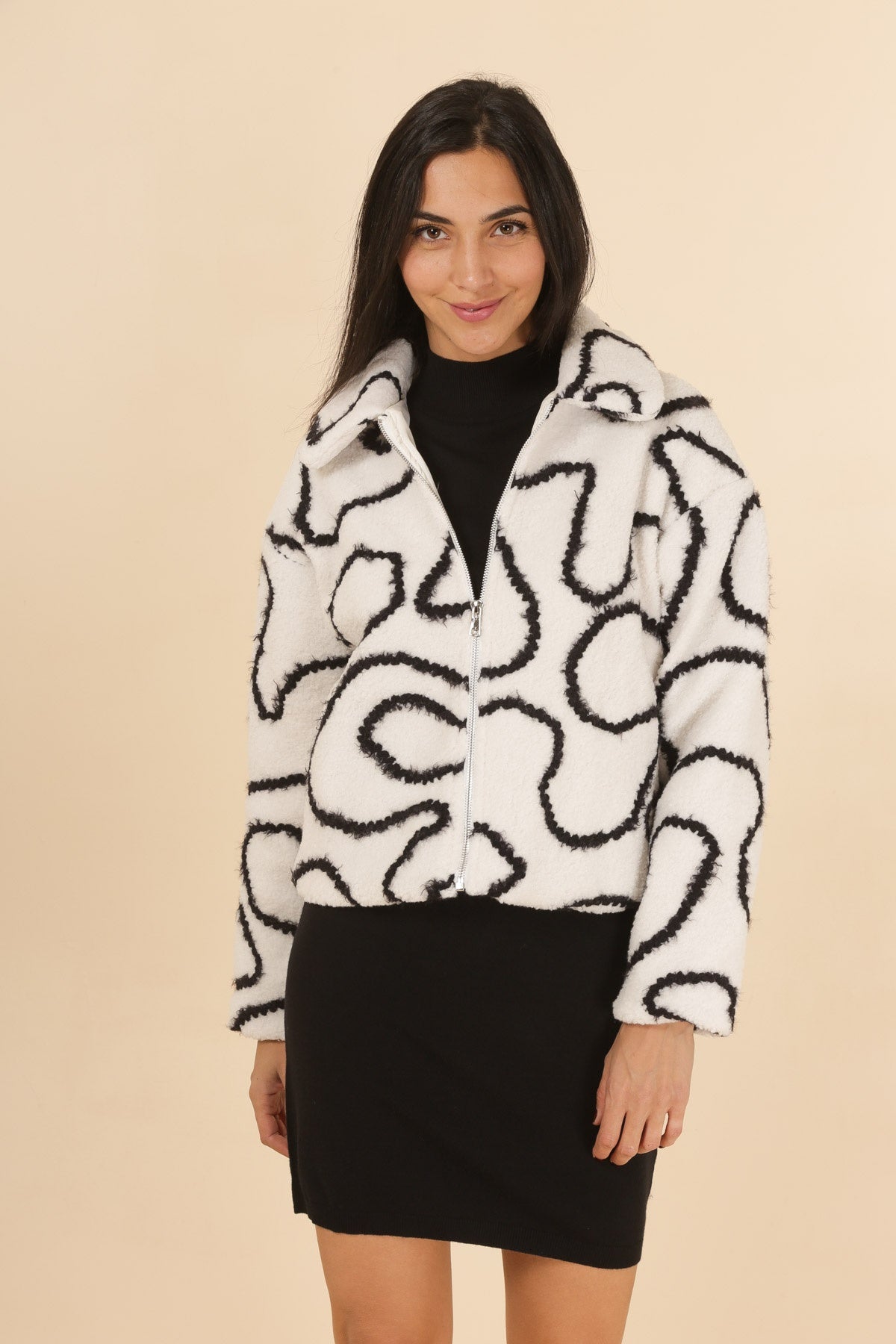 3838 Blouson à bouclettes