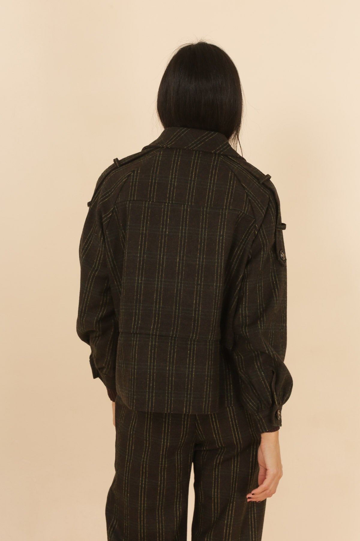 3865 Veste à carreaux