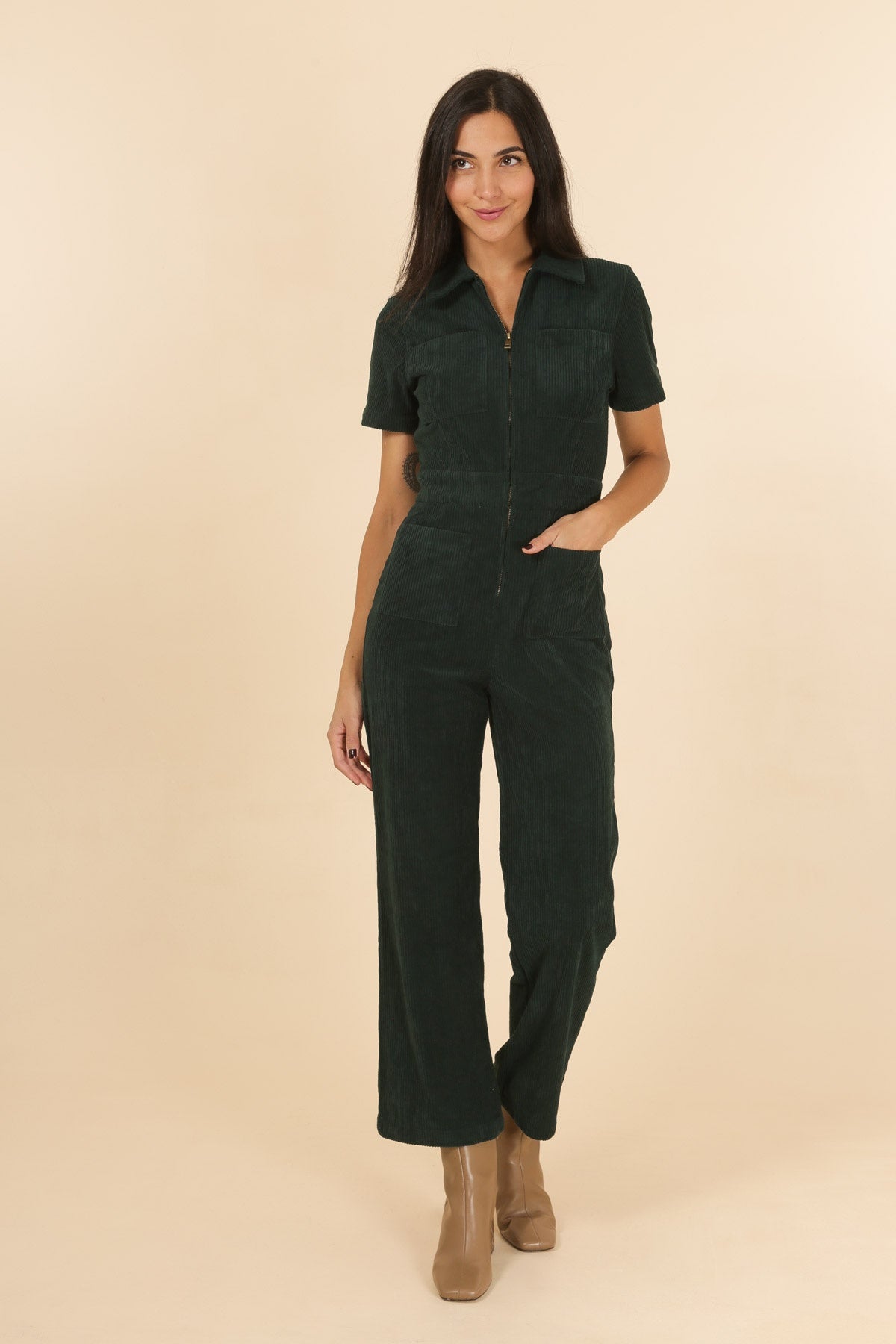 3869 Velvet Jumpsuit