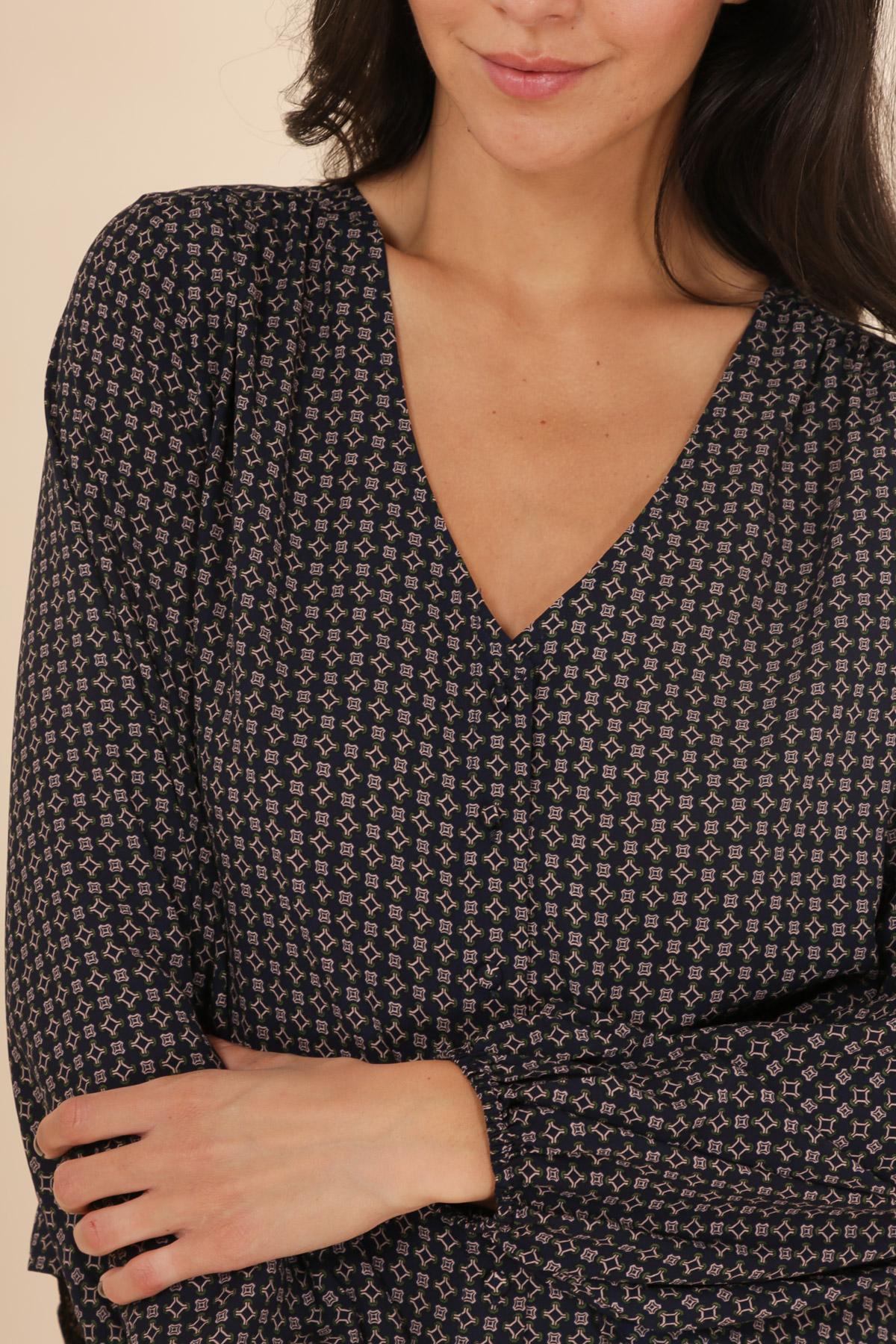 3876 Blouse imprimée
