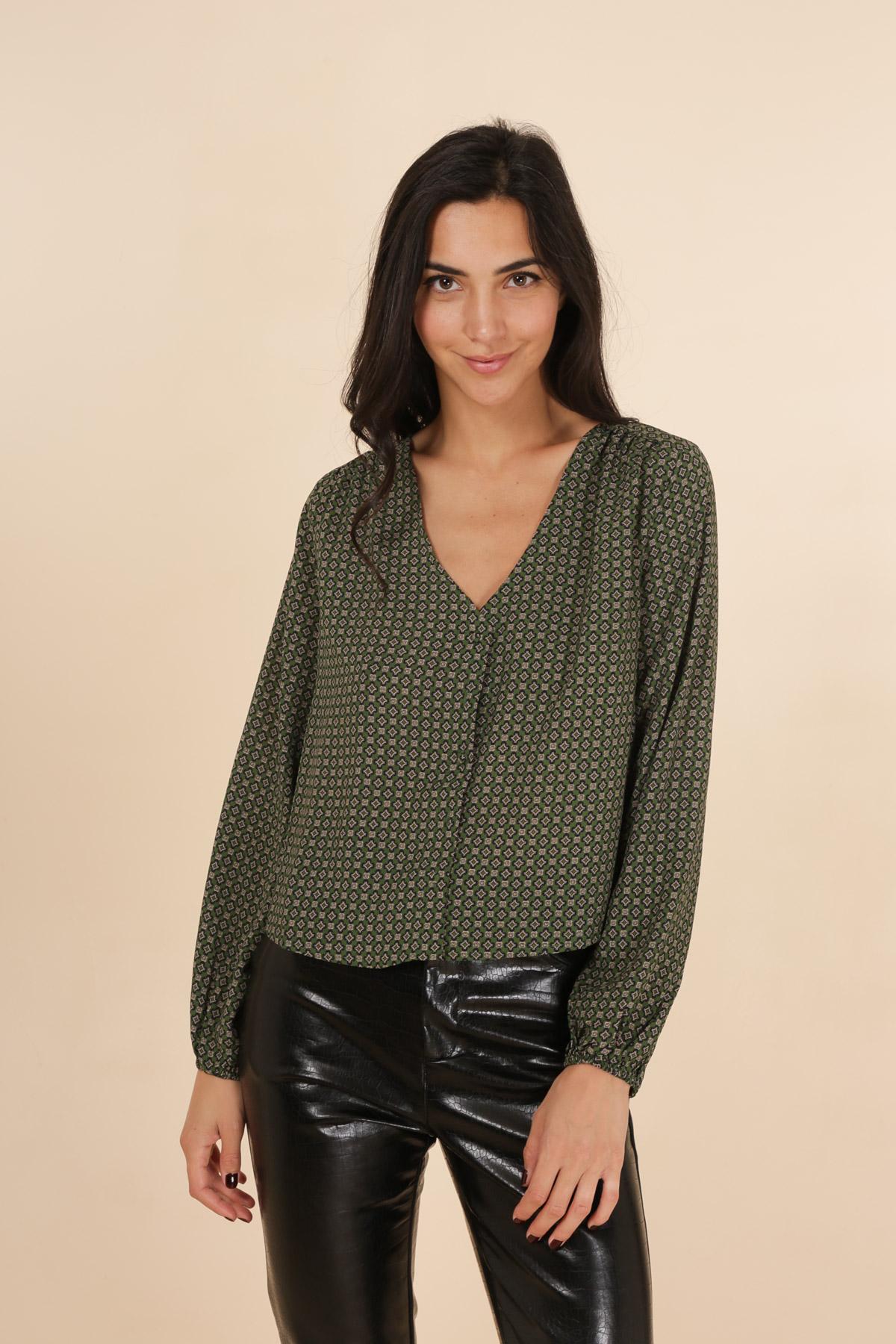 3876 Blouse imprimée