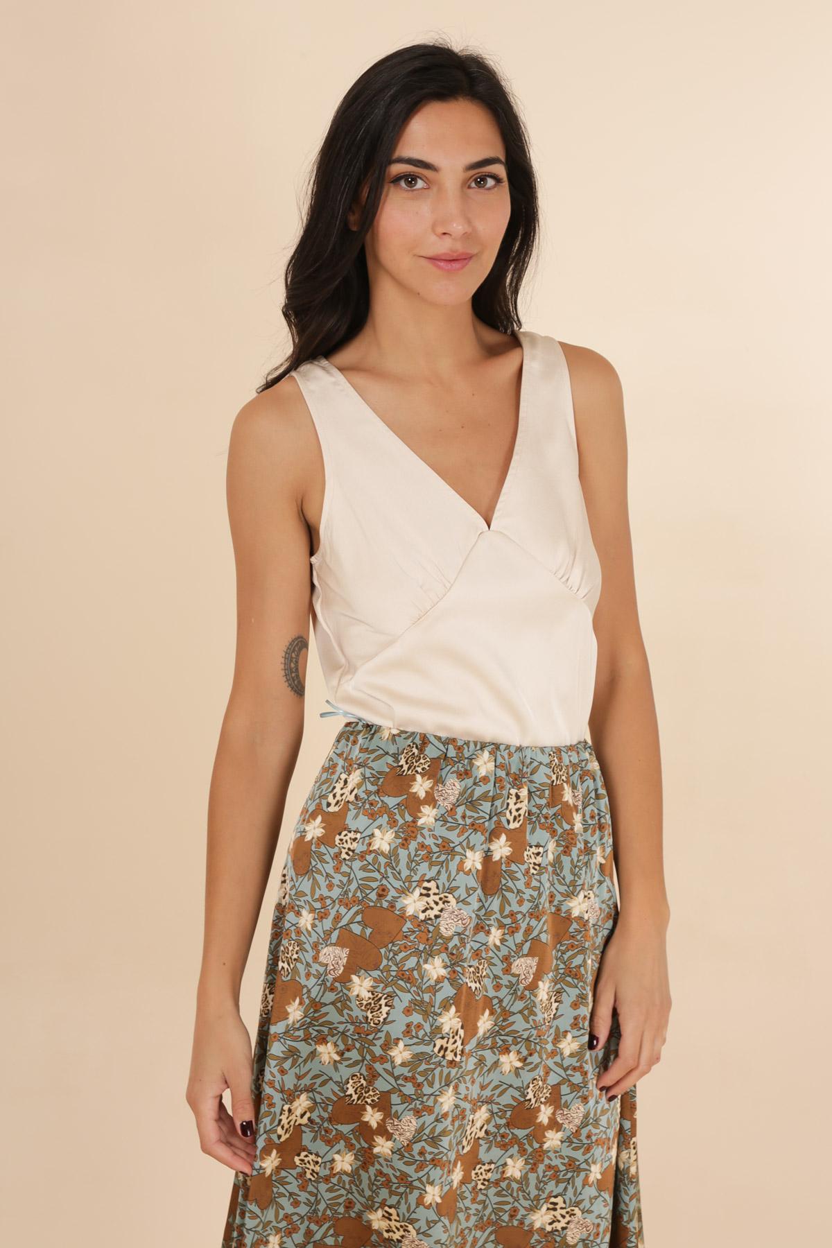 3890 Débardeur satiné