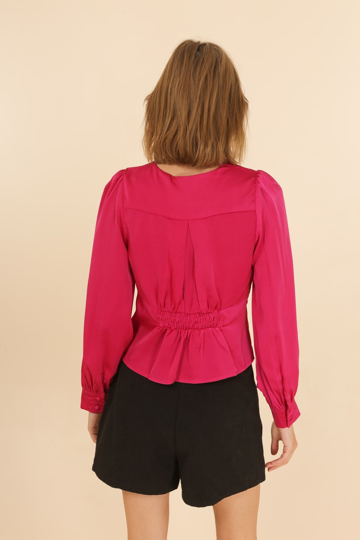 3891 Blouse satinée