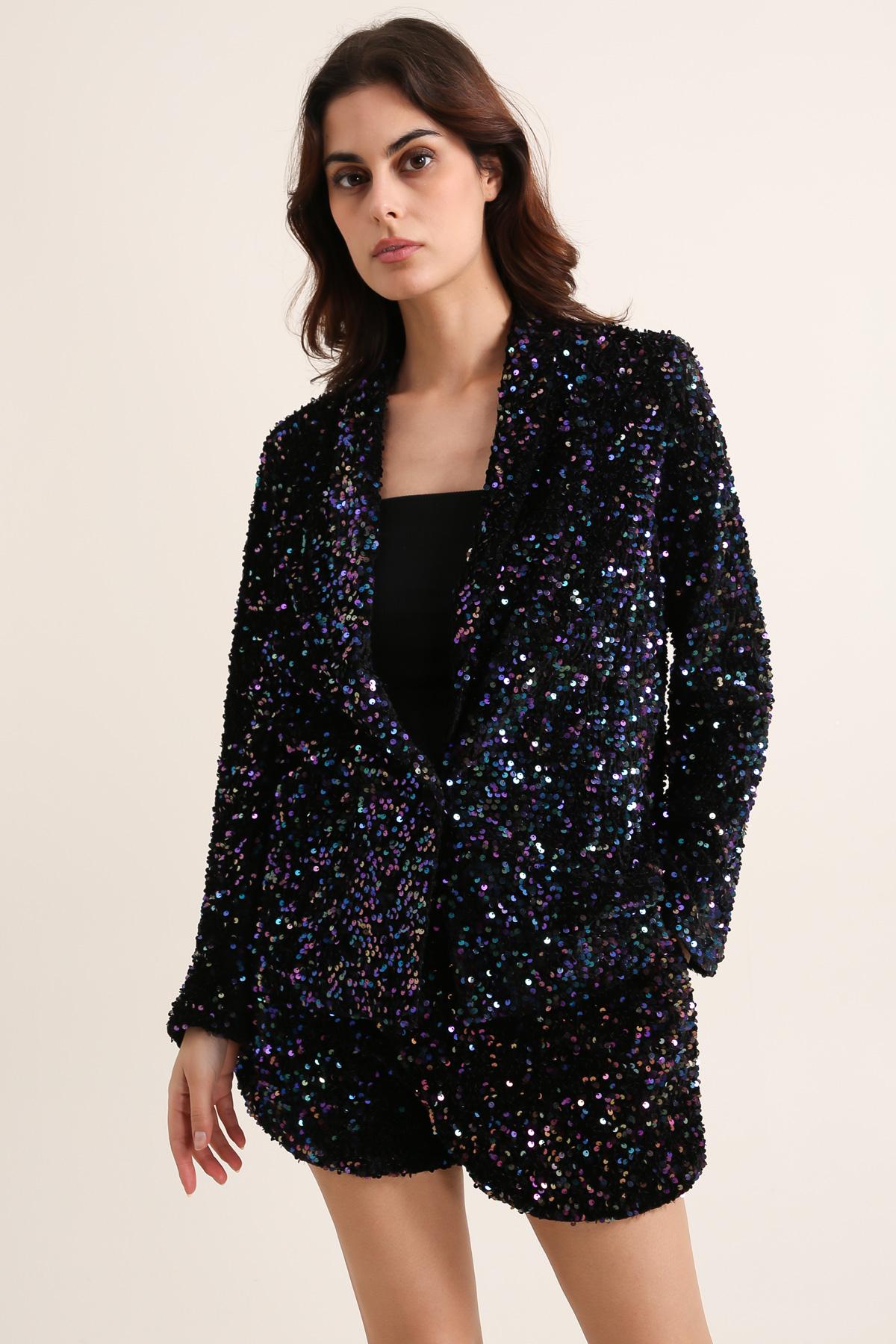 3913 Blazer à sequins
