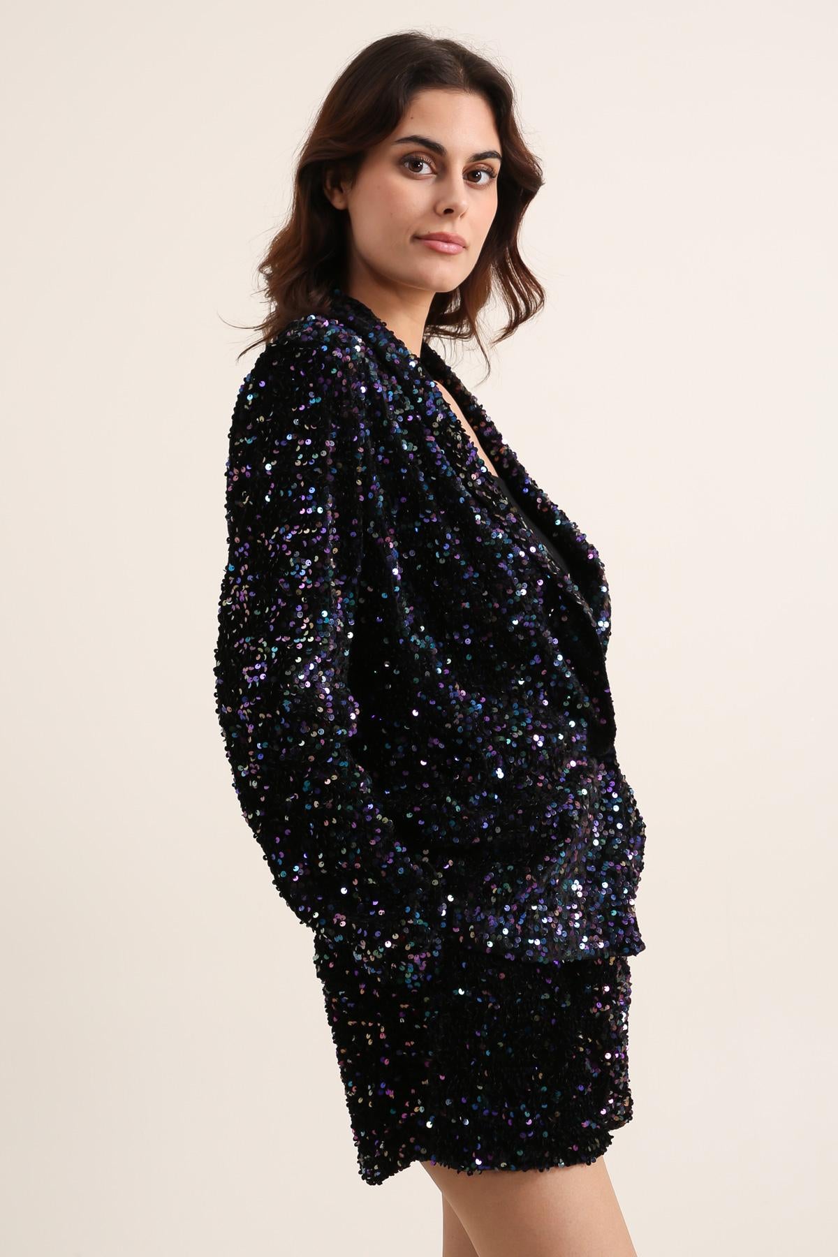 3913 Blazer à sequins
