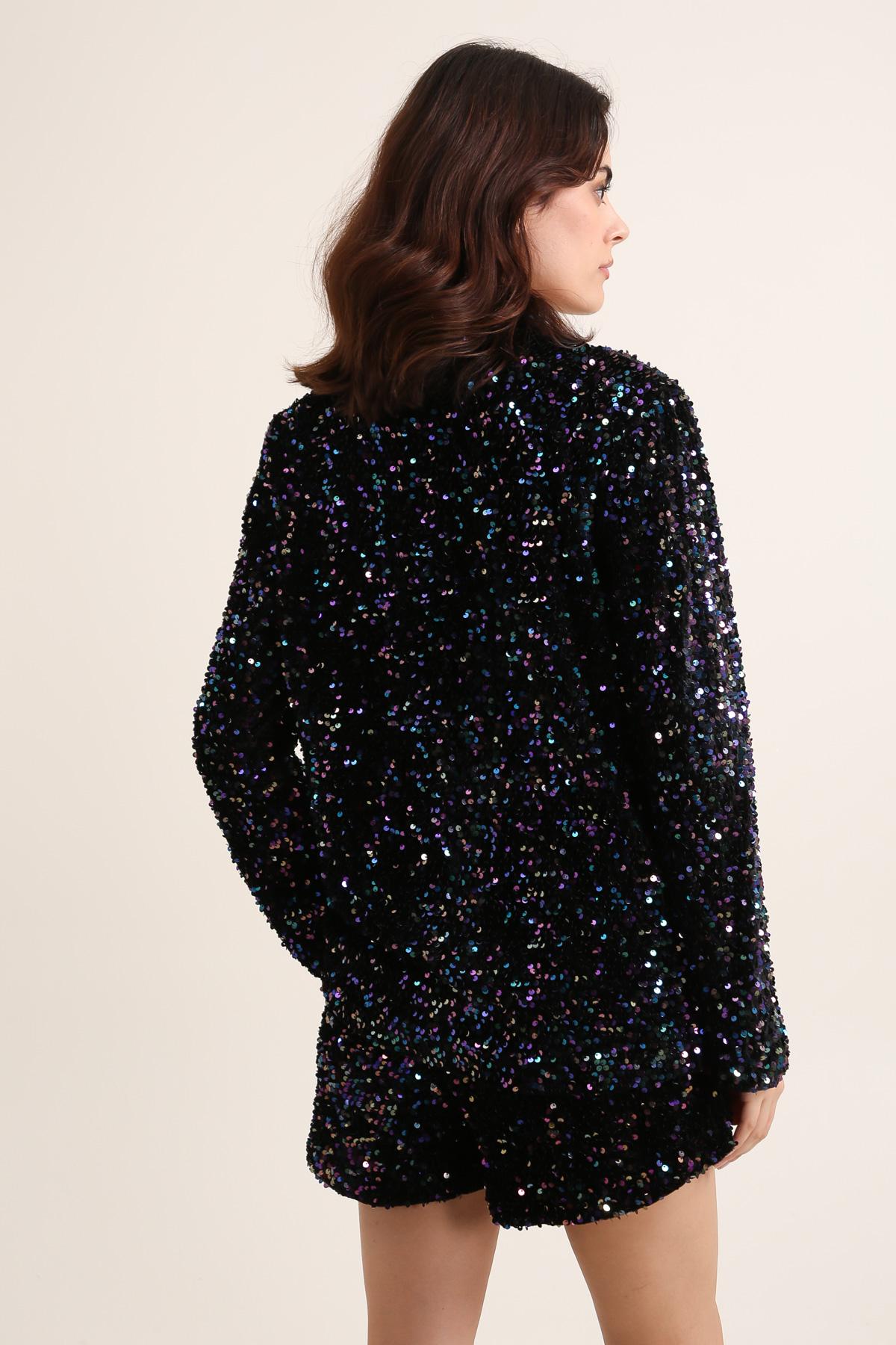 3913 Blazer à sequins