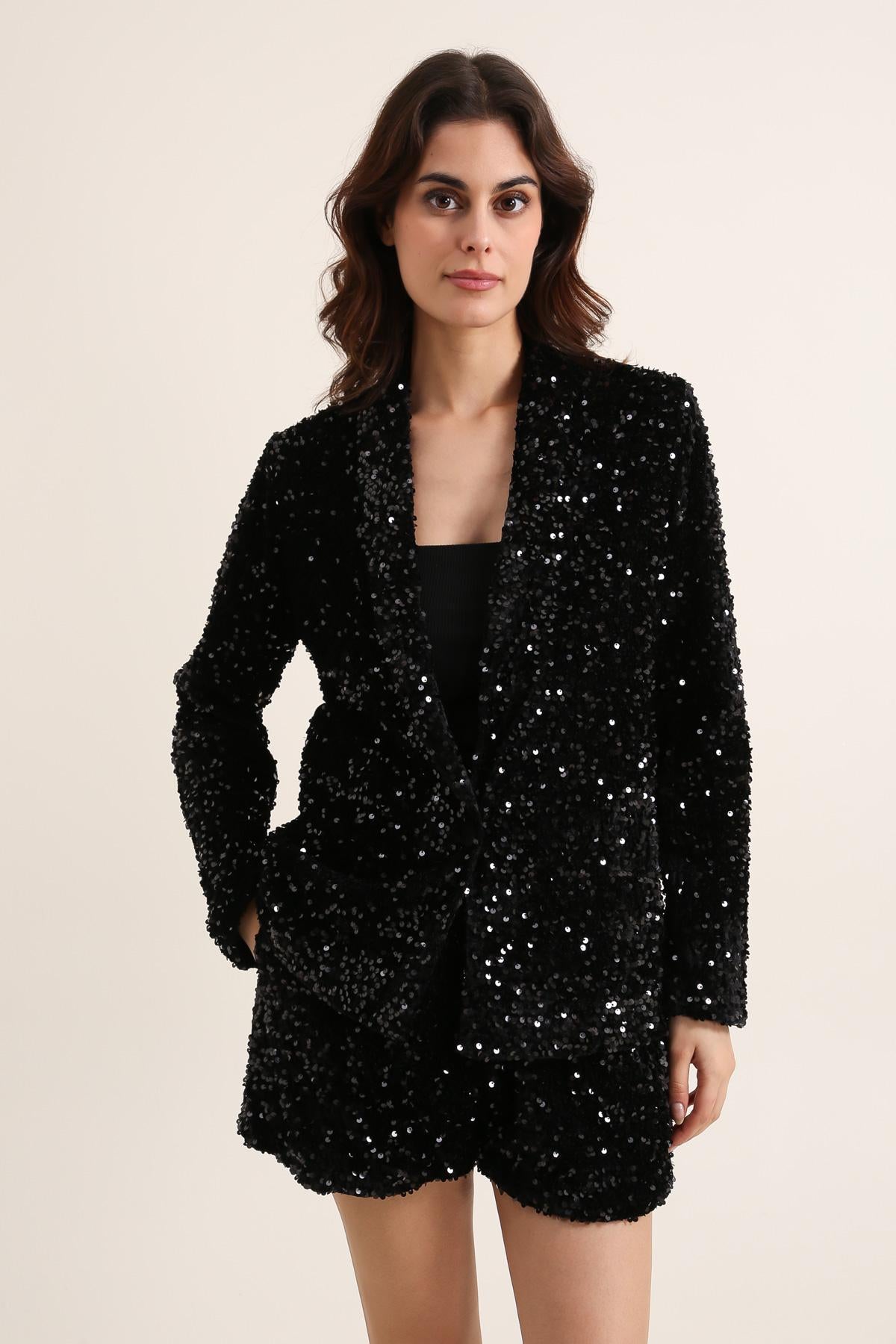 3913 Blazer à sequins